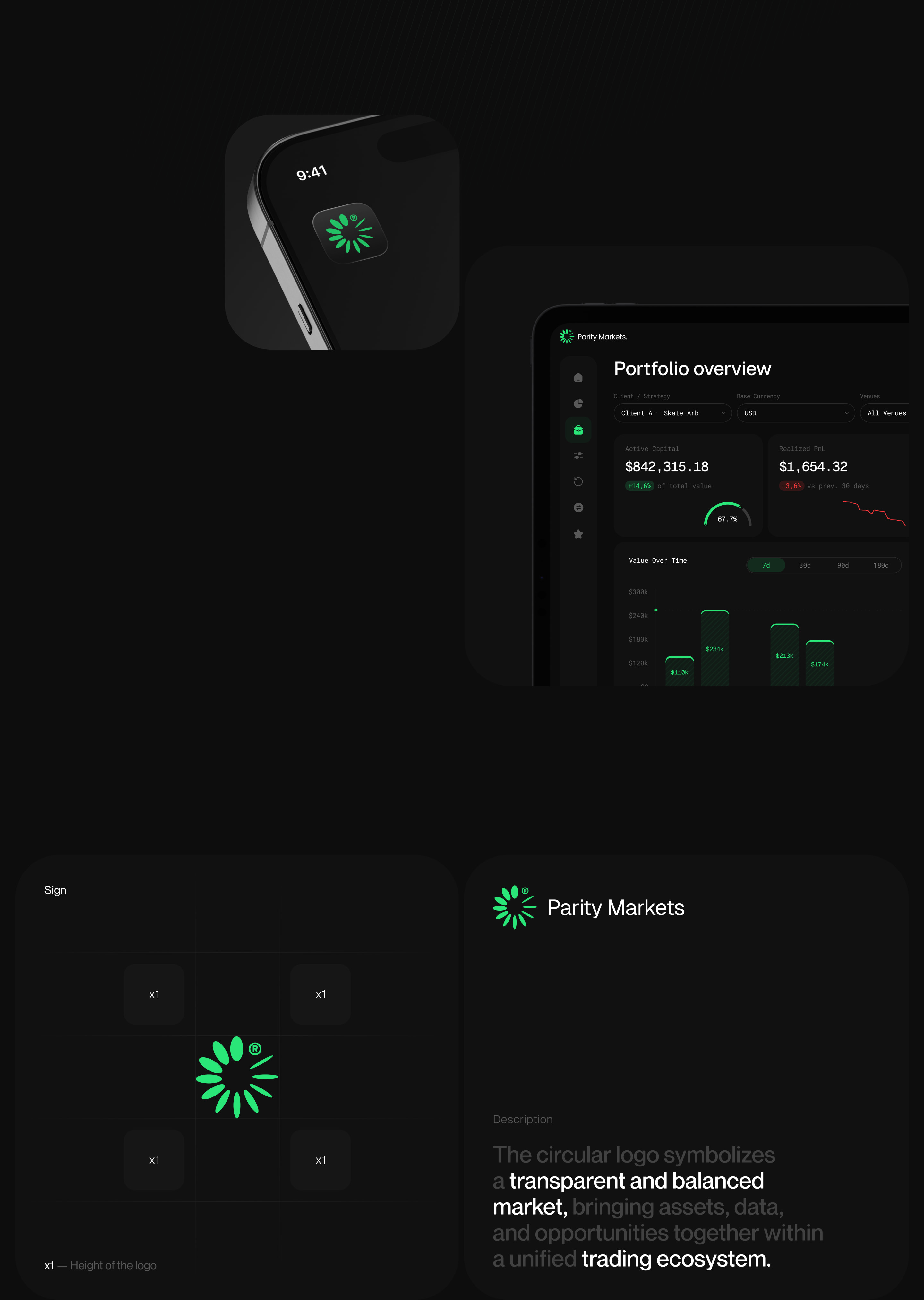 Parity Markets — Изображение №2 — Интерфейсы, Брендинг на Dprofile
