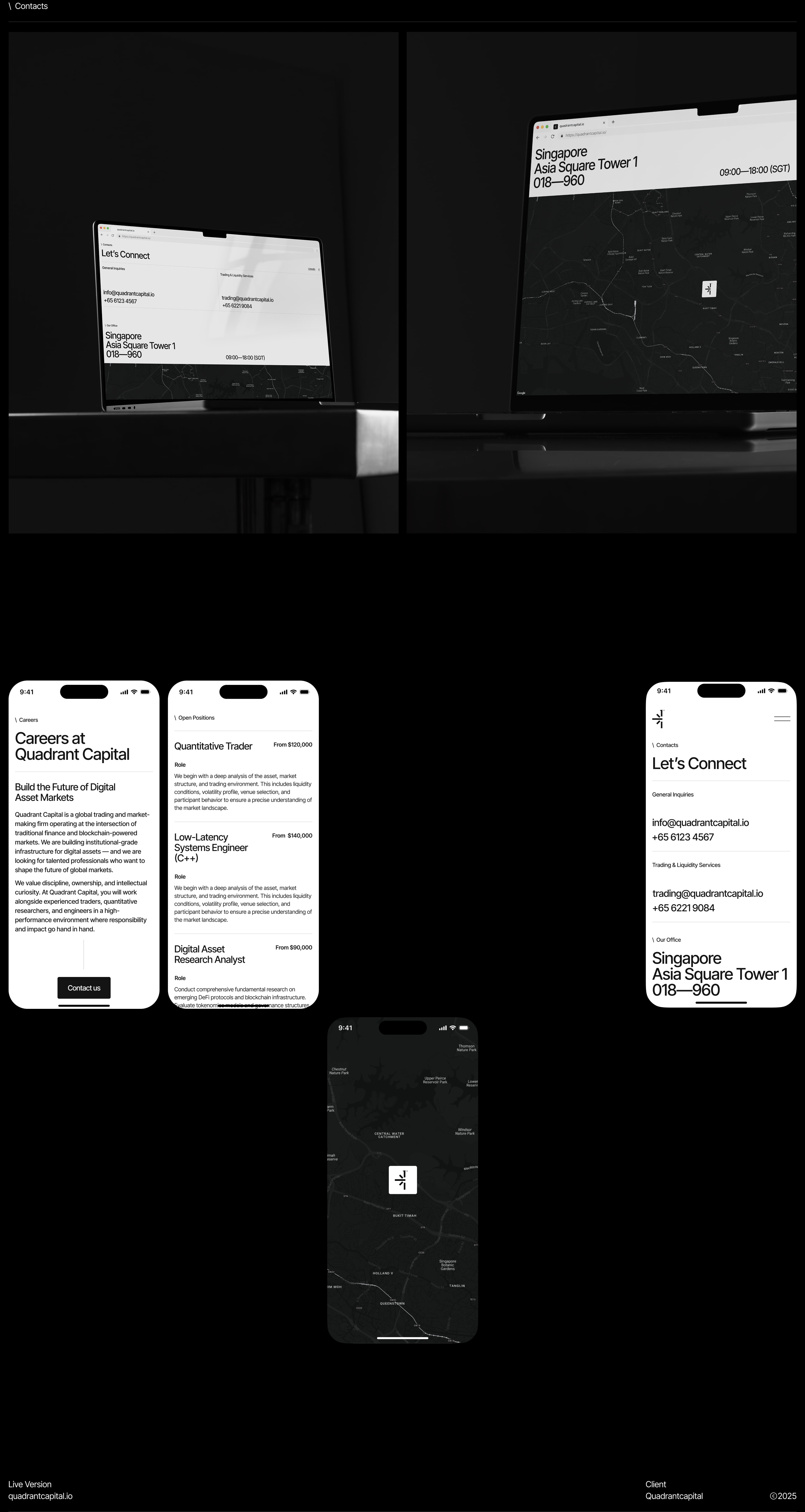 Quadrant Сapital — Изображение №4 — Интерфейсы, Брендинг на Dprofile