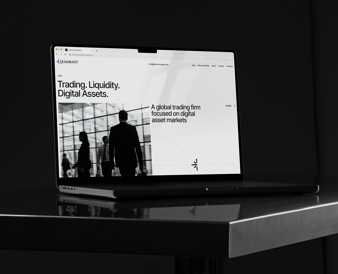 Quadrant Сapital — Интерфейсы, Брендинг на Dprofile