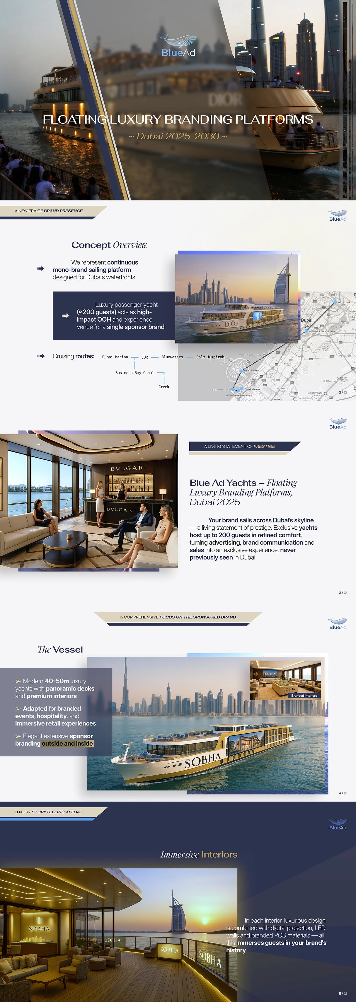 Презентация для bluead.ae — Изображение №1 — Графика, Маркетинг на Dprofile