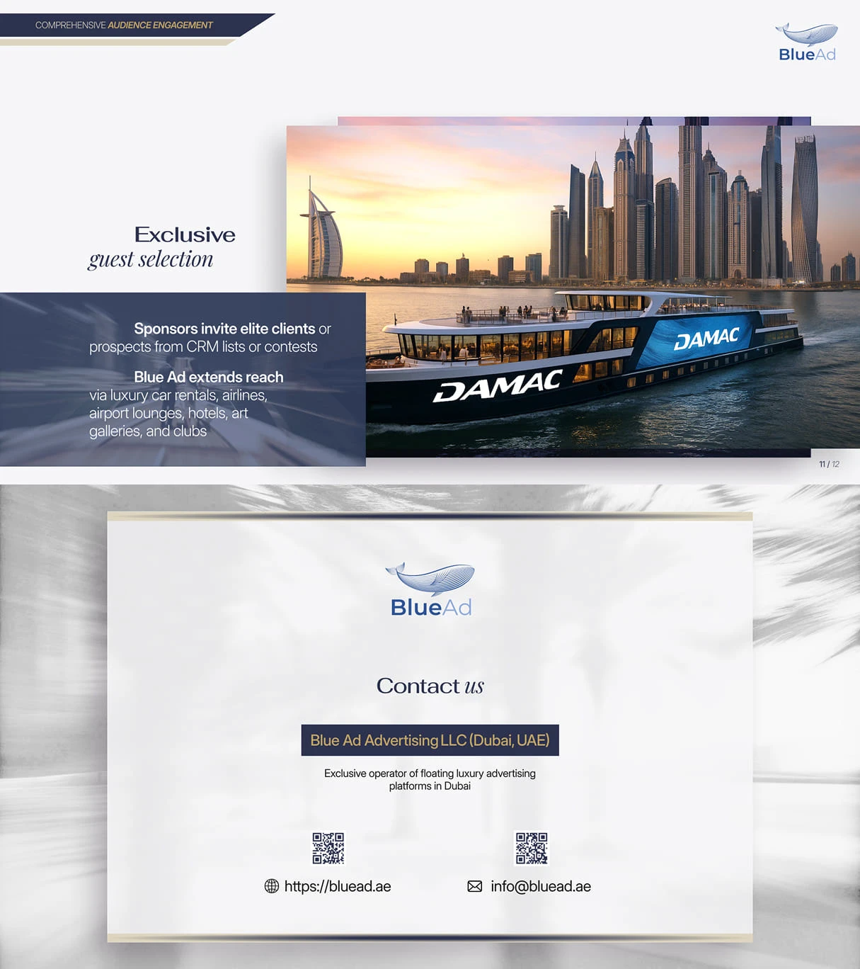 Презентация для bluead.ae — Изображение №3 — Графика, Маркетинг на Dprofile