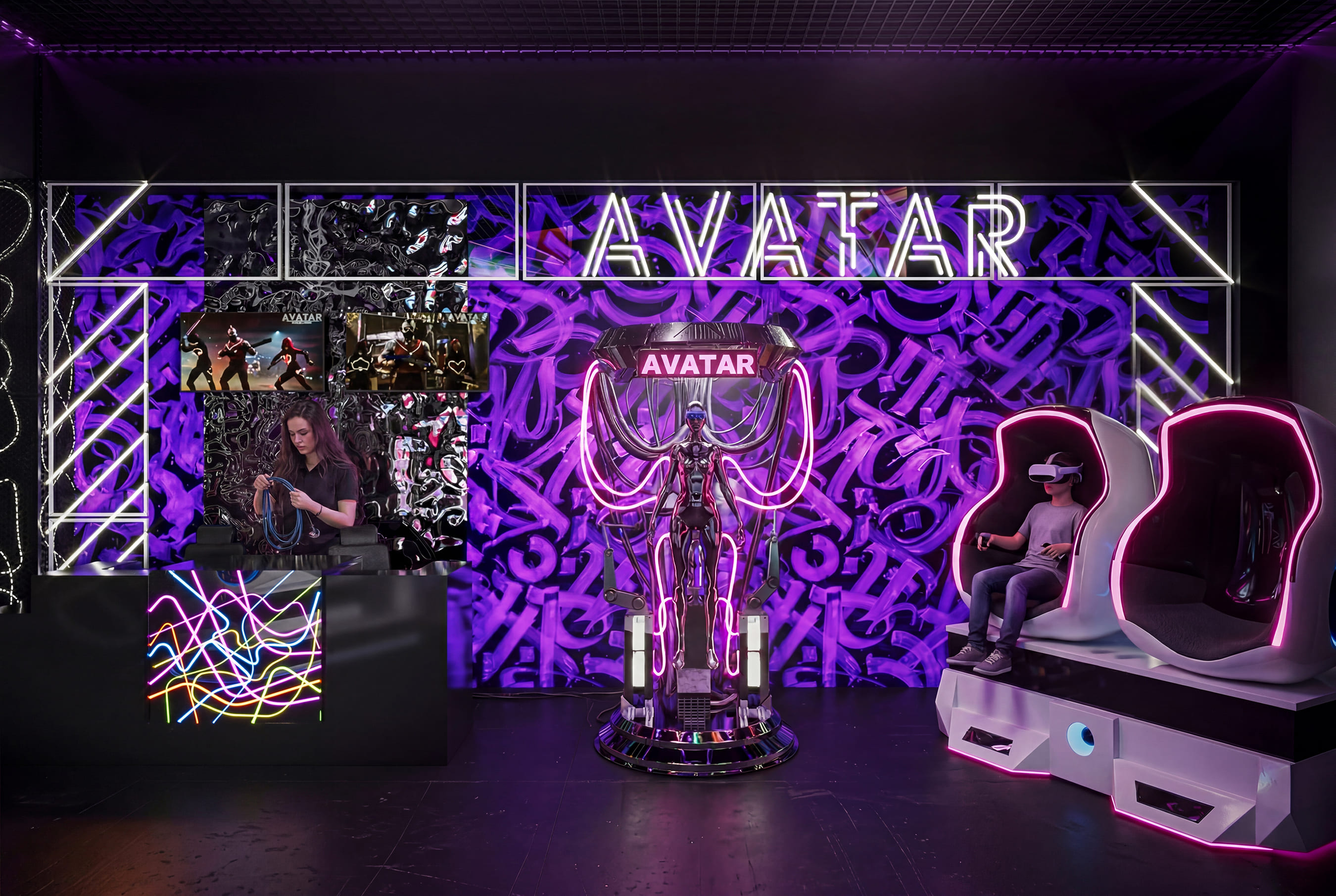 3Д визуализация-концепция VR арена АВАТАР — Изображение №14 — 3D, Архитектура на Dprofile