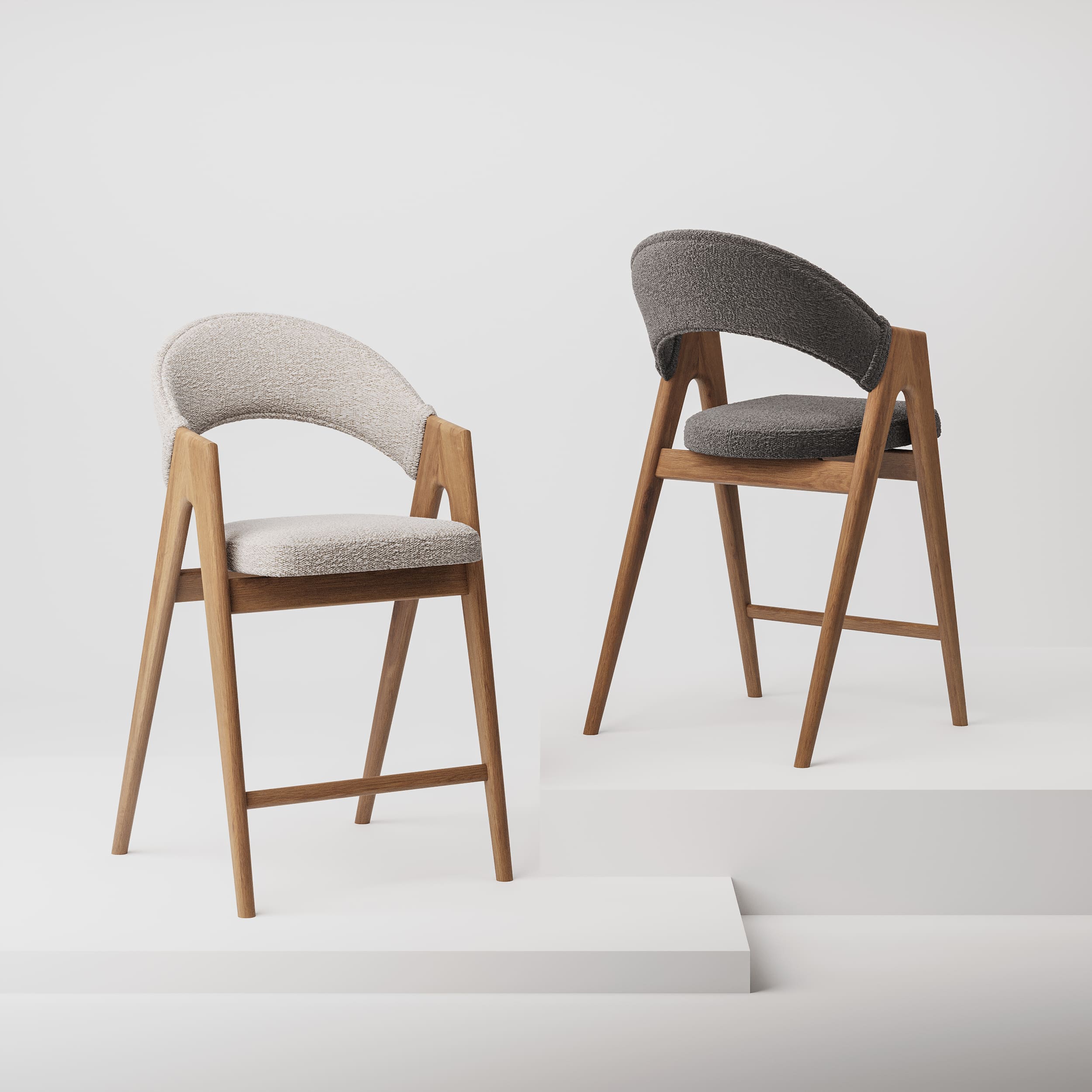 Визуализация деревянной мебели для проекта napili-li.ru — Изображение №13 — 3D, Архитектура на Dprofile