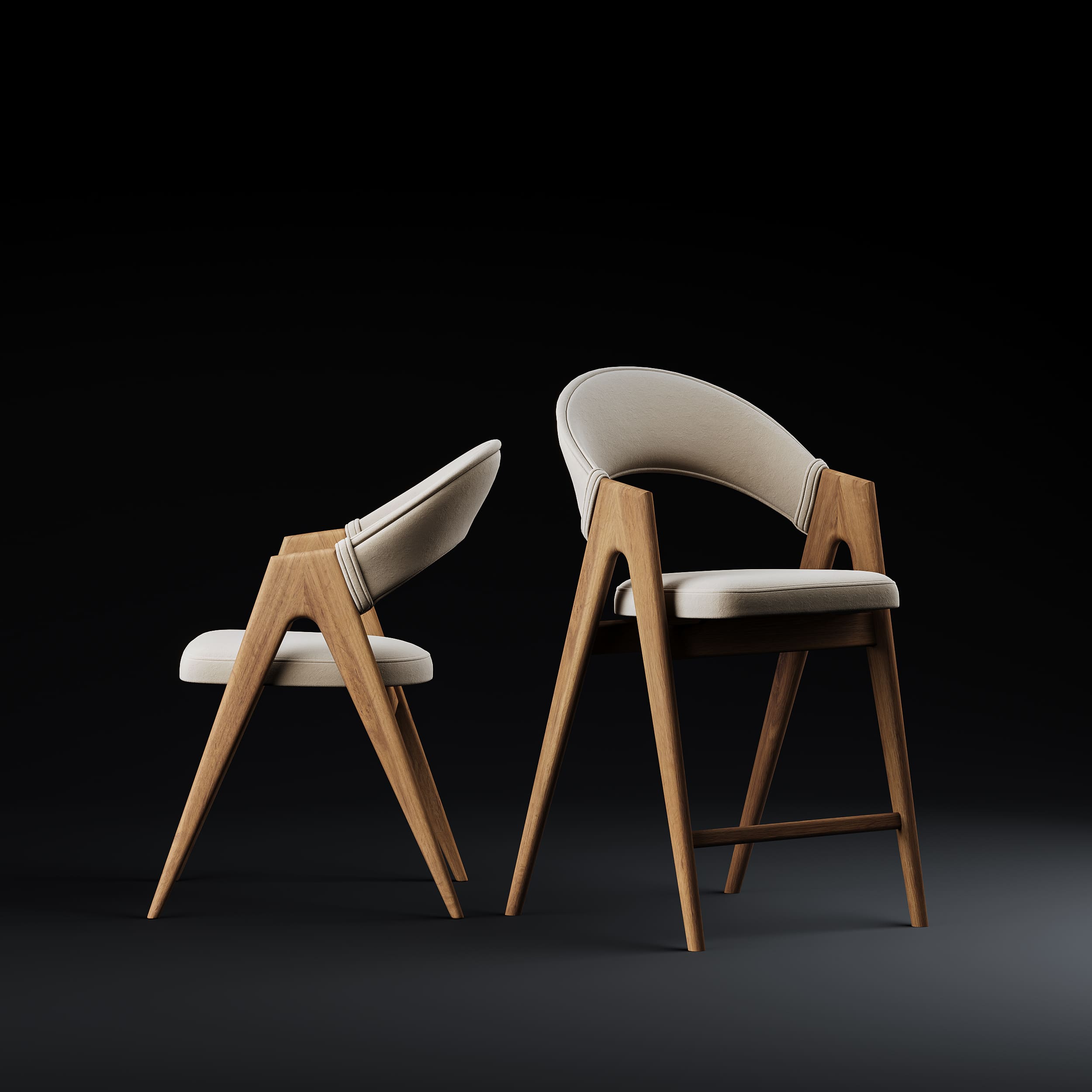 Визуализация деревянной мебели для проекта napili-li.ru — Изображение №15 — 3D, Архитектура на Dprofile