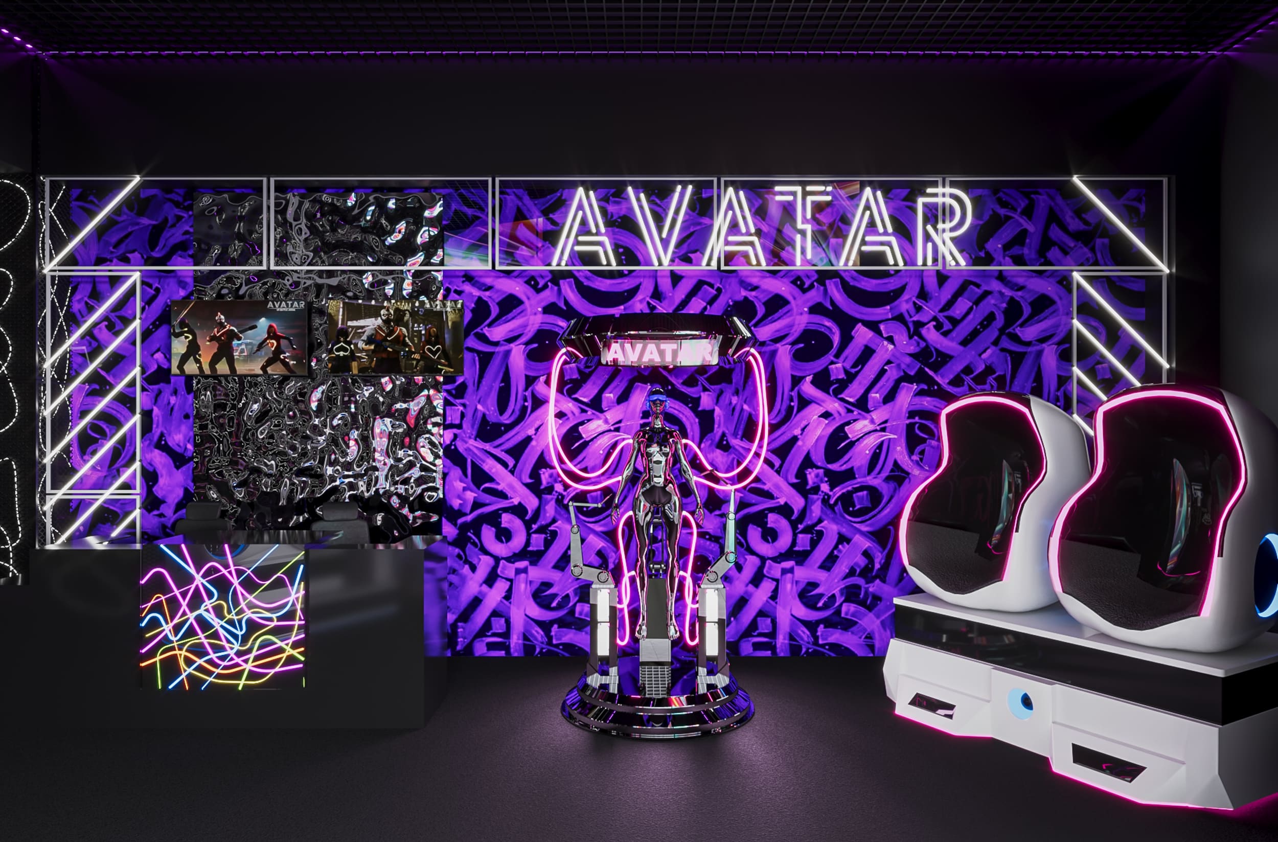 3Д визуализация-концепция VR арена АВАТАР — Изображение №2 — 3D, Архитектура на Dprofile