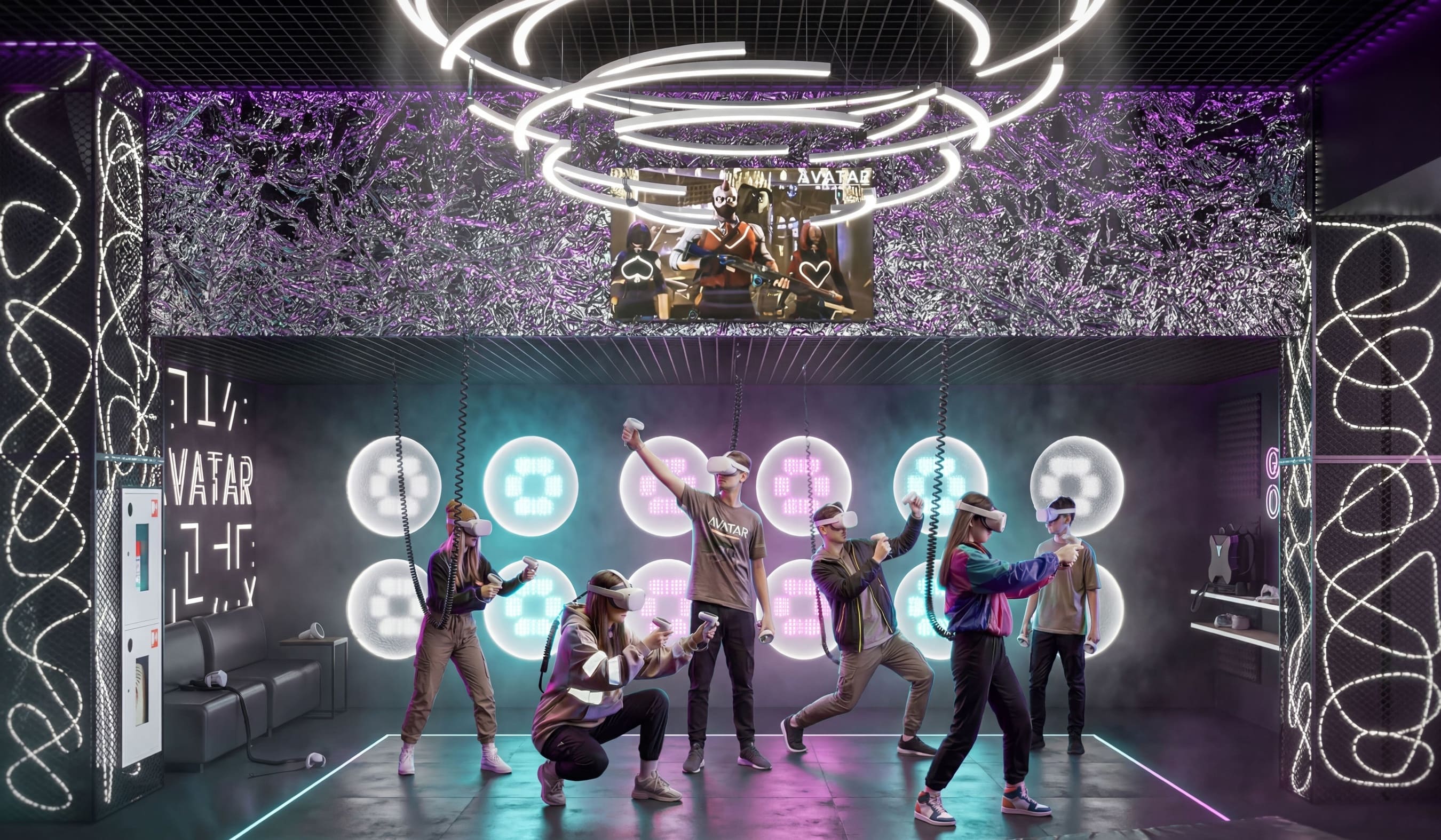 3Д визуализация-концепция VR арена АВАТАР — Изображение №10 — 3D, Архитектура на Dprofile