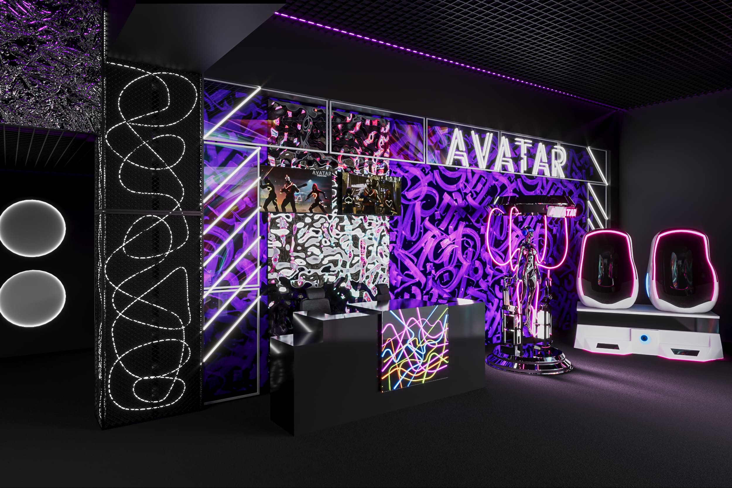 3Д визуализация-концепция VR арена АВАТАР — Изображение №3 — 3D, Архитектура на Dprofile