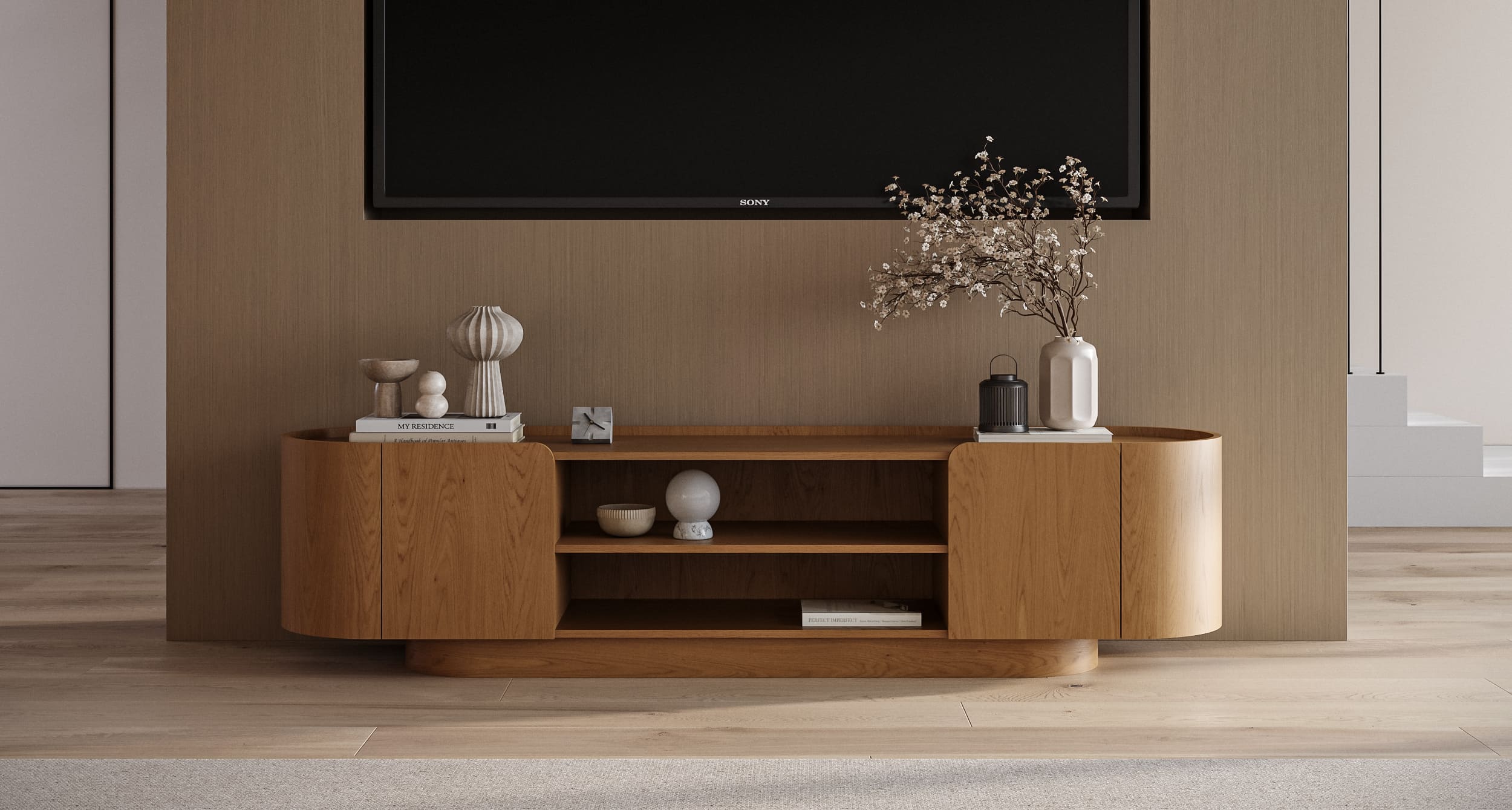 Визуализация деревянной мебели для проекта napili-li.ru — Изображение №5 — 3D, Архитектура на Dprofile