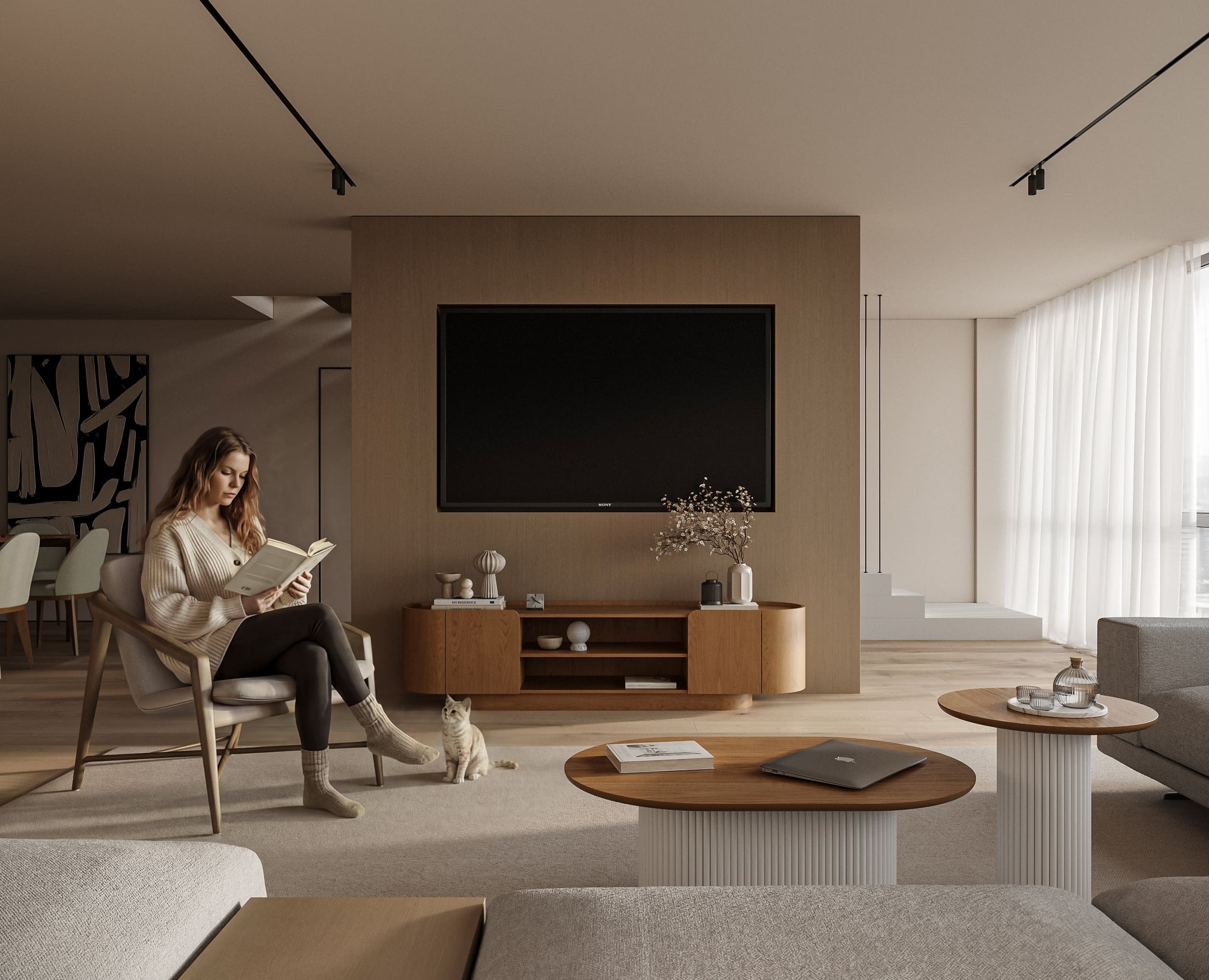 Визуализация деревянной мебели для проекта napili-li.ru — 3D, Архитектура на Dprofile