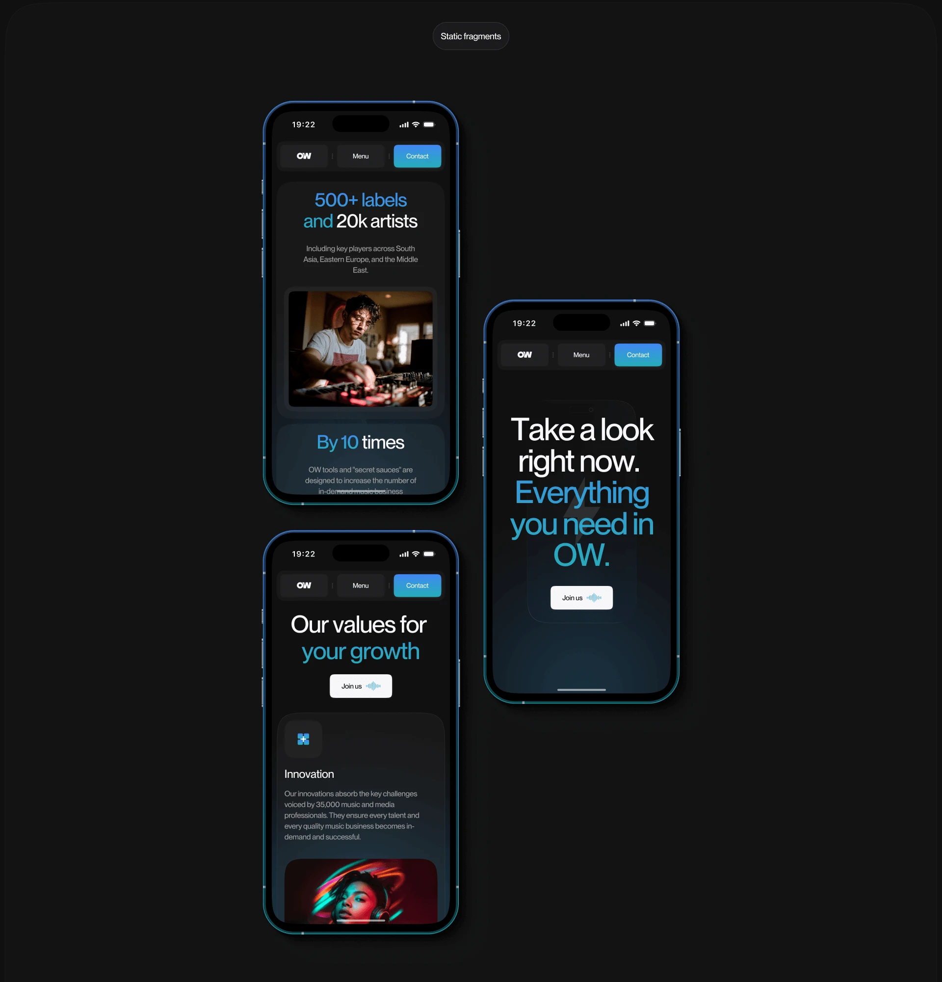 OW | WEB. — Изображение №9 — Интерфейсы, Анимация на Dprofile