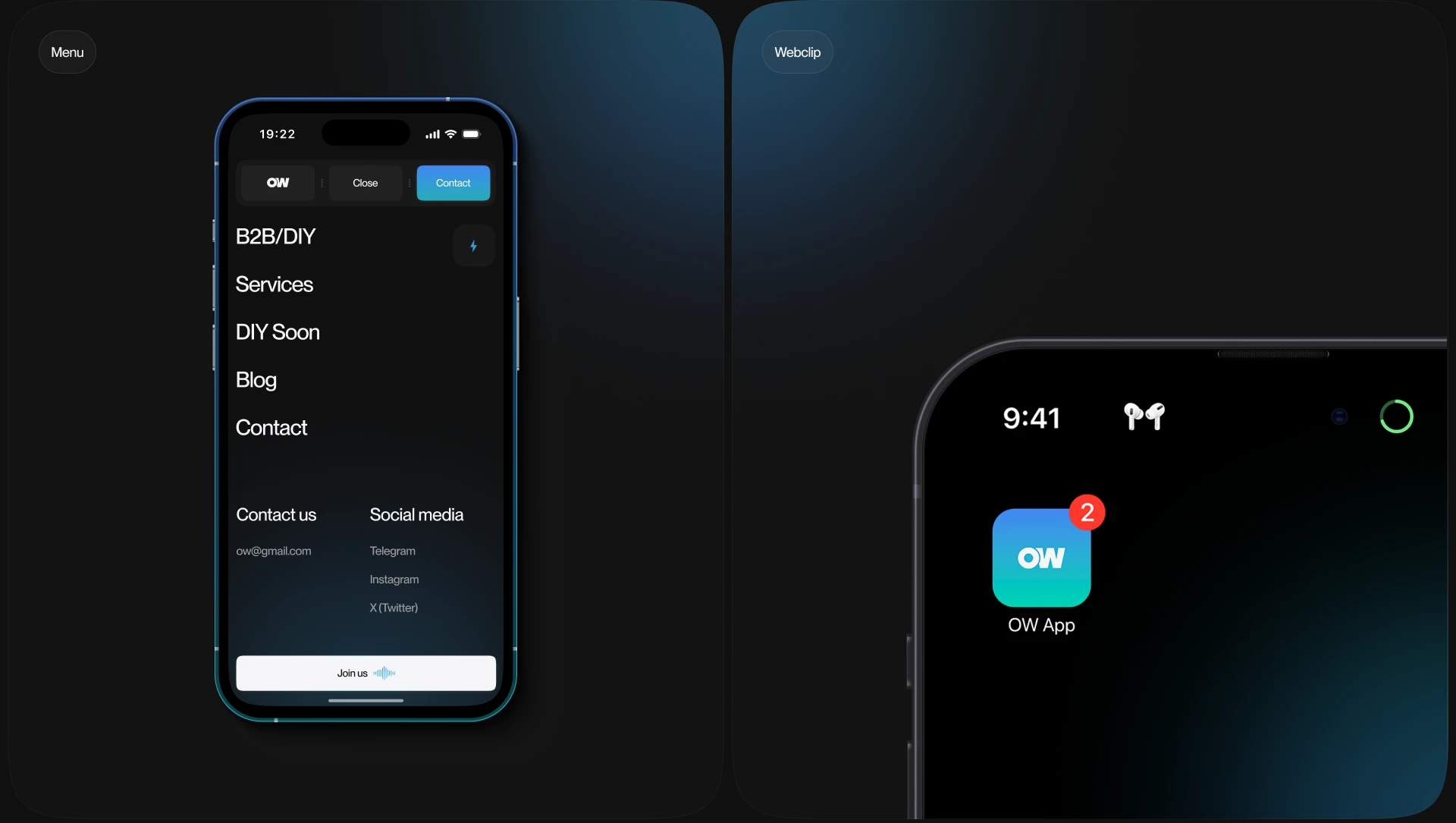 OW | WEB. — Изображение №4 — Интерфейсы, Анимация на Dprofile