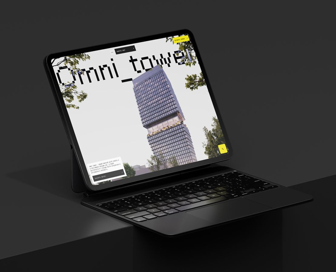 OMNI TOWER | Web. — Интерфейсы, Анимация на Dprofile