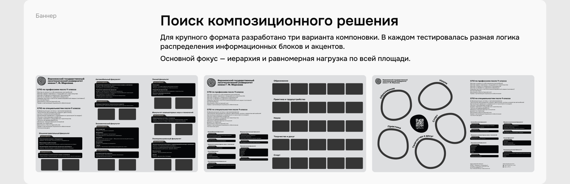 Айдентика приёмной кампании ВГЛТУ — Изображение №3 — Графика, Маркетинг на Dprofile