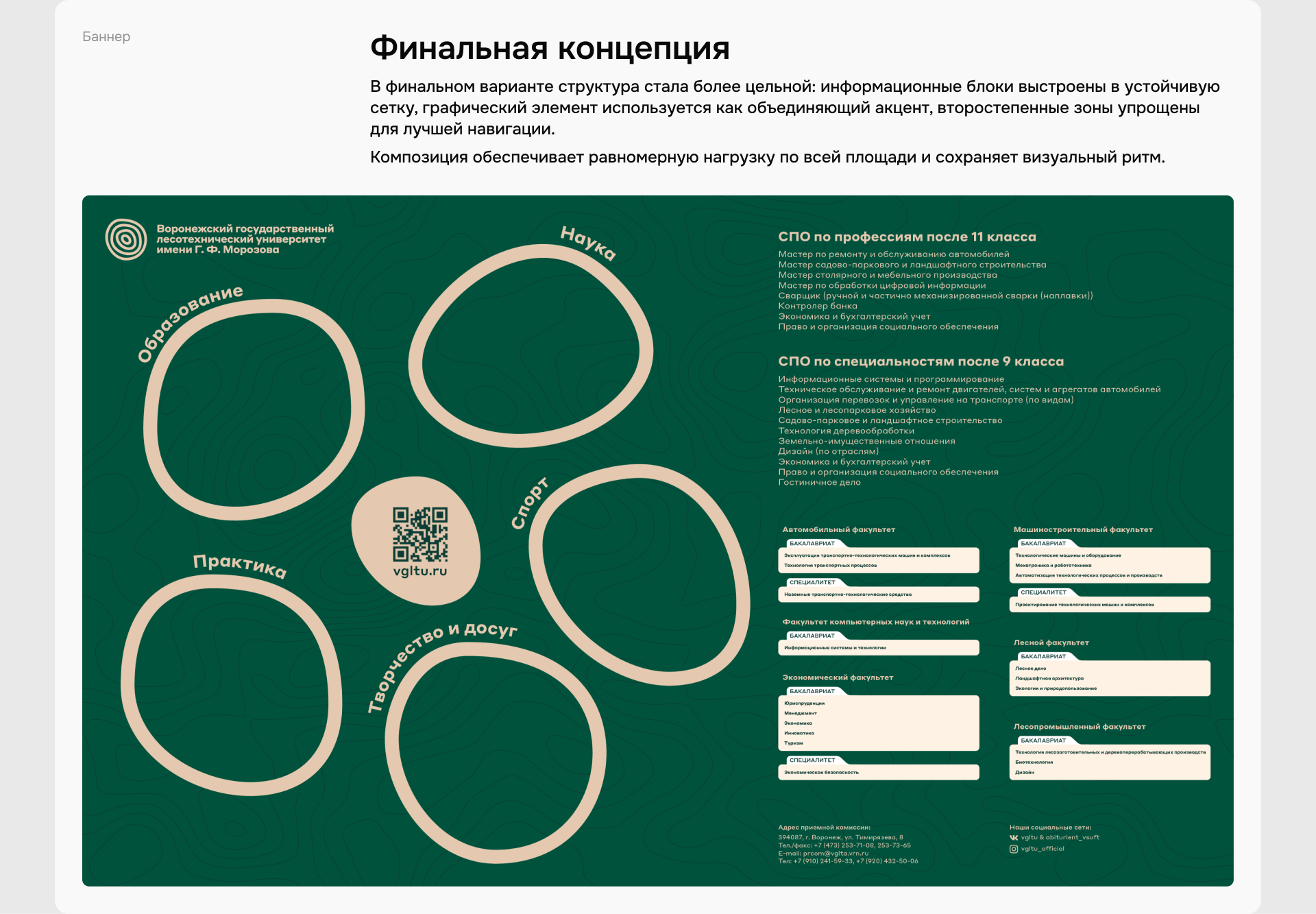 Айдентика приёмной кампании ВГЛТУ — Изображение №4 — Графика, Маркетинг на Dprofile
