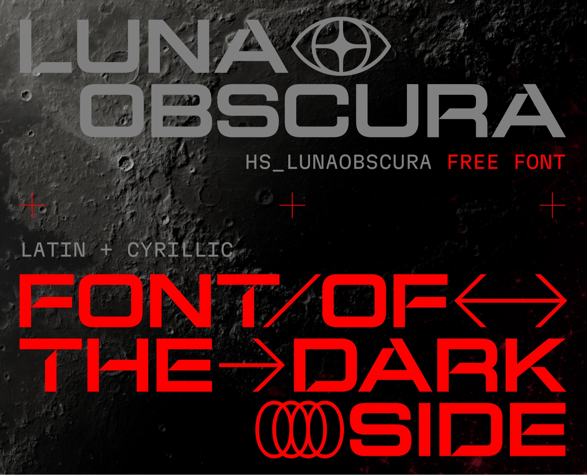 LunaObscura [Free Font] — Иллюстрация, Графика на Dprofile
