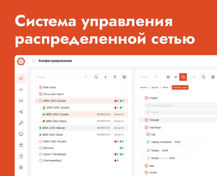 Cистема управления распределенной сетью  (NOC / Network Operations Center) на Dprofile