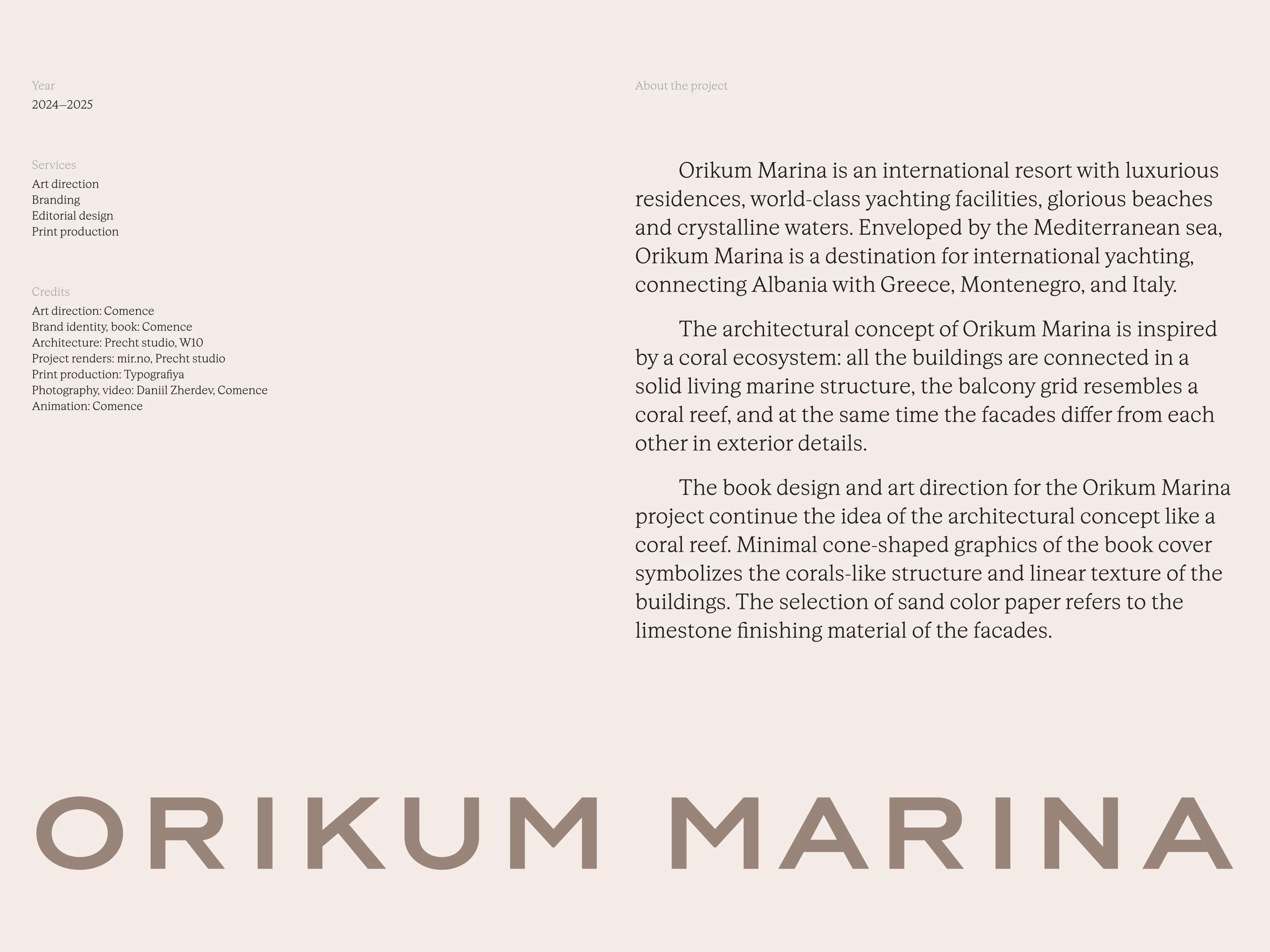 Orikum Marina — Изображение №2 — Брендинг, Графика на Dprofile