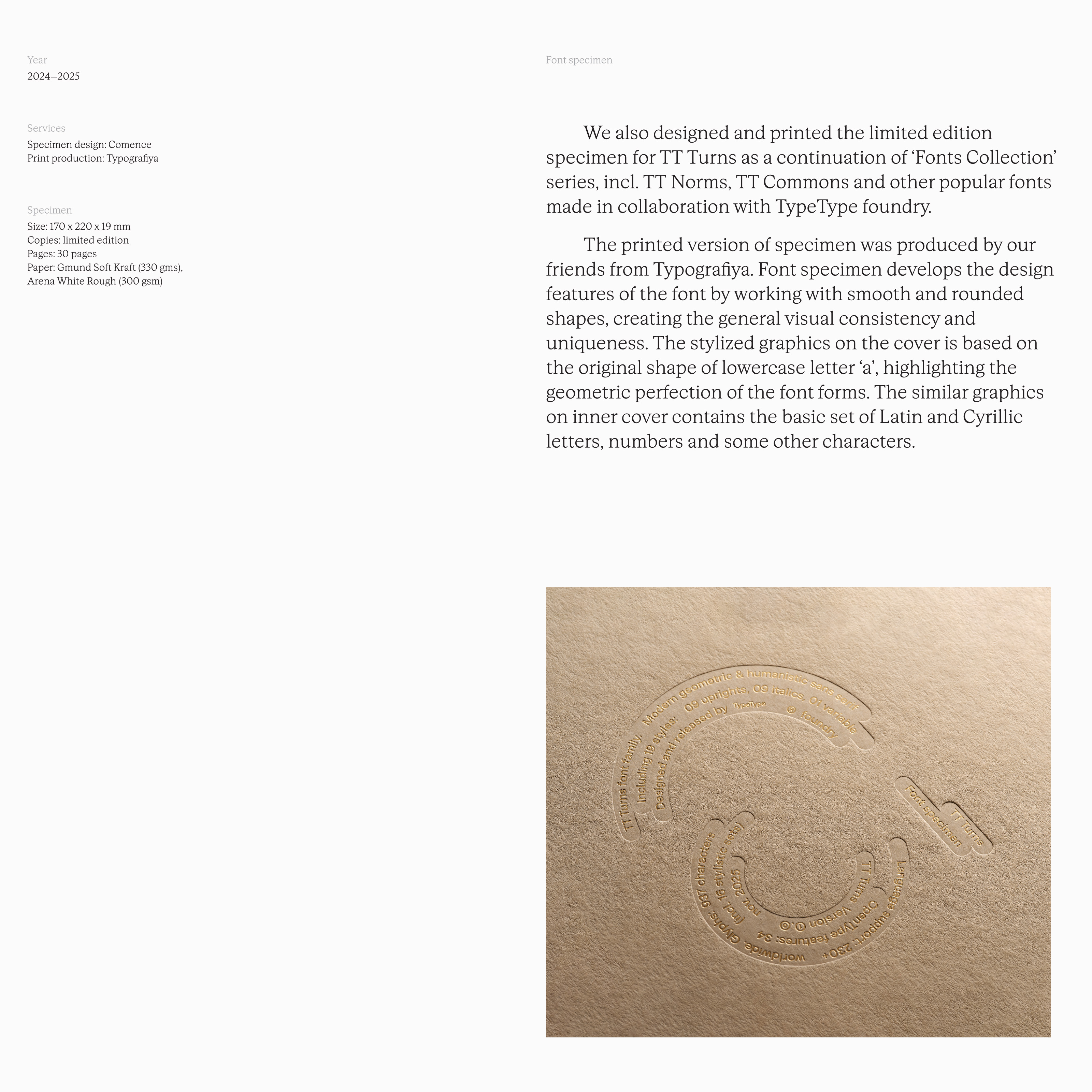 TT Turns Font & Specimen — Изображение №7 — Брендинг, Графика на Dprofile