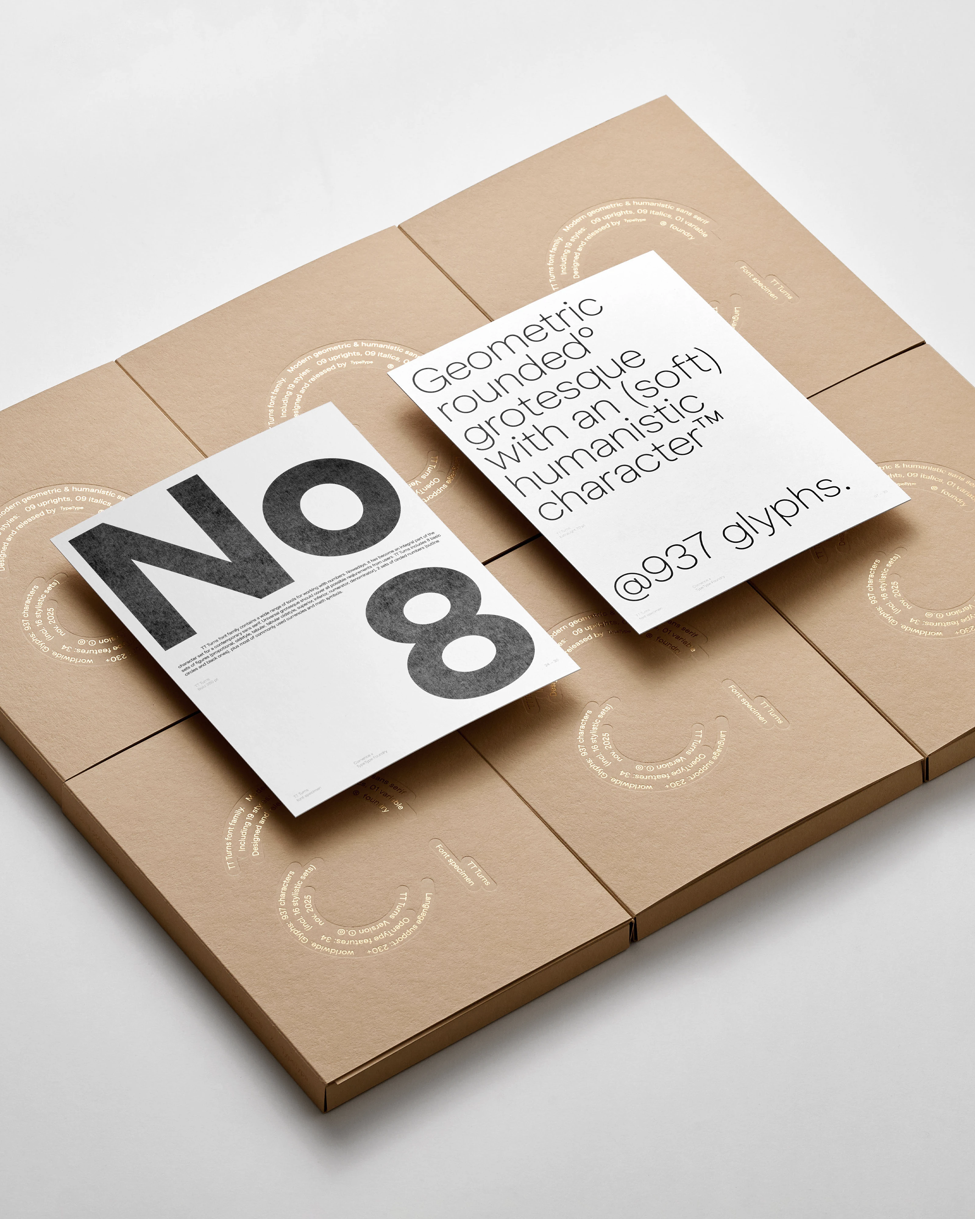 TT Turns Font & Specimen — Изображение №10 — Брендинг, Графика на Dprofile