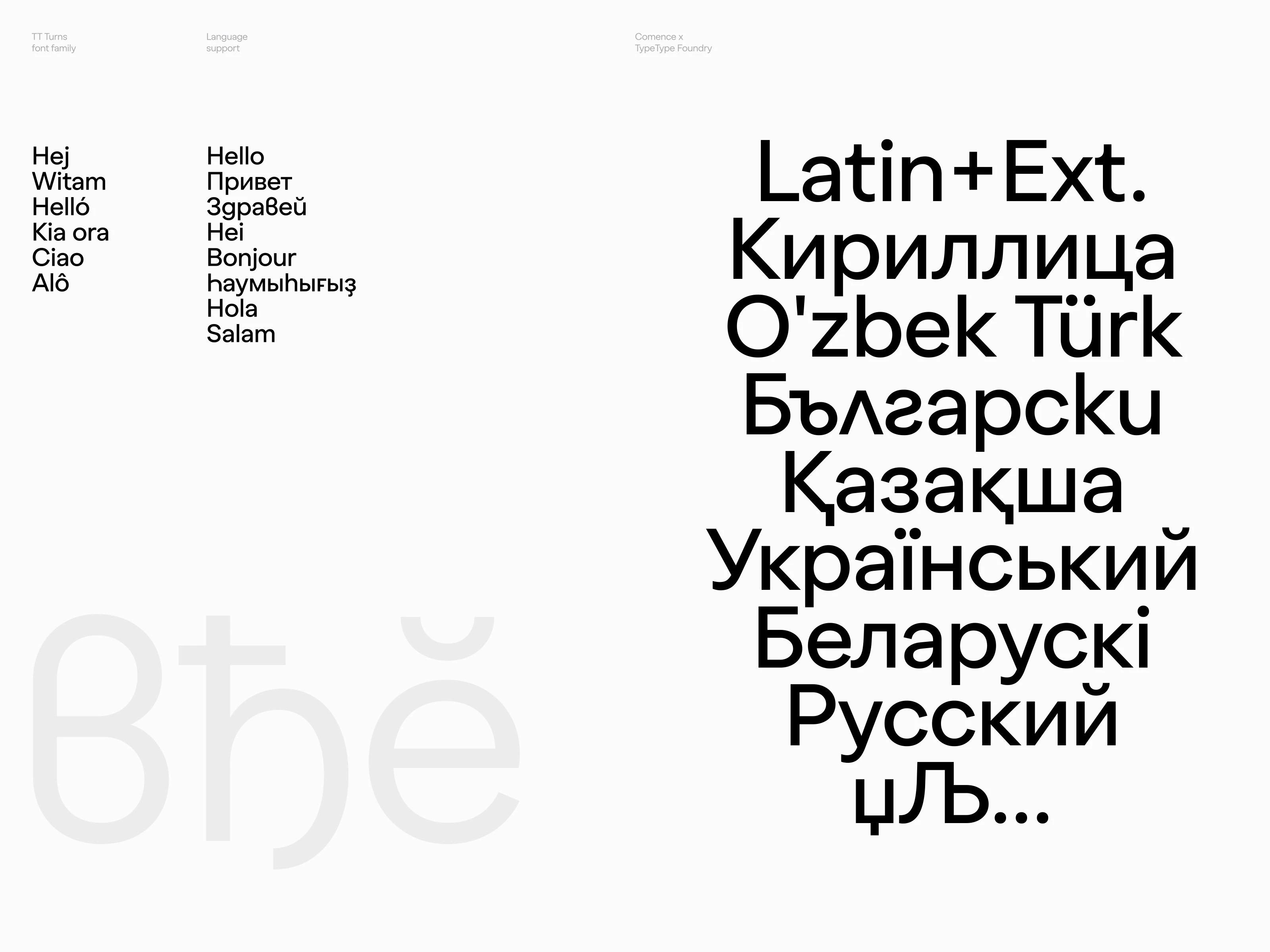 TT Turns Font & Specimen — Изображение №15 — Брендинг, Графика на Dprofile