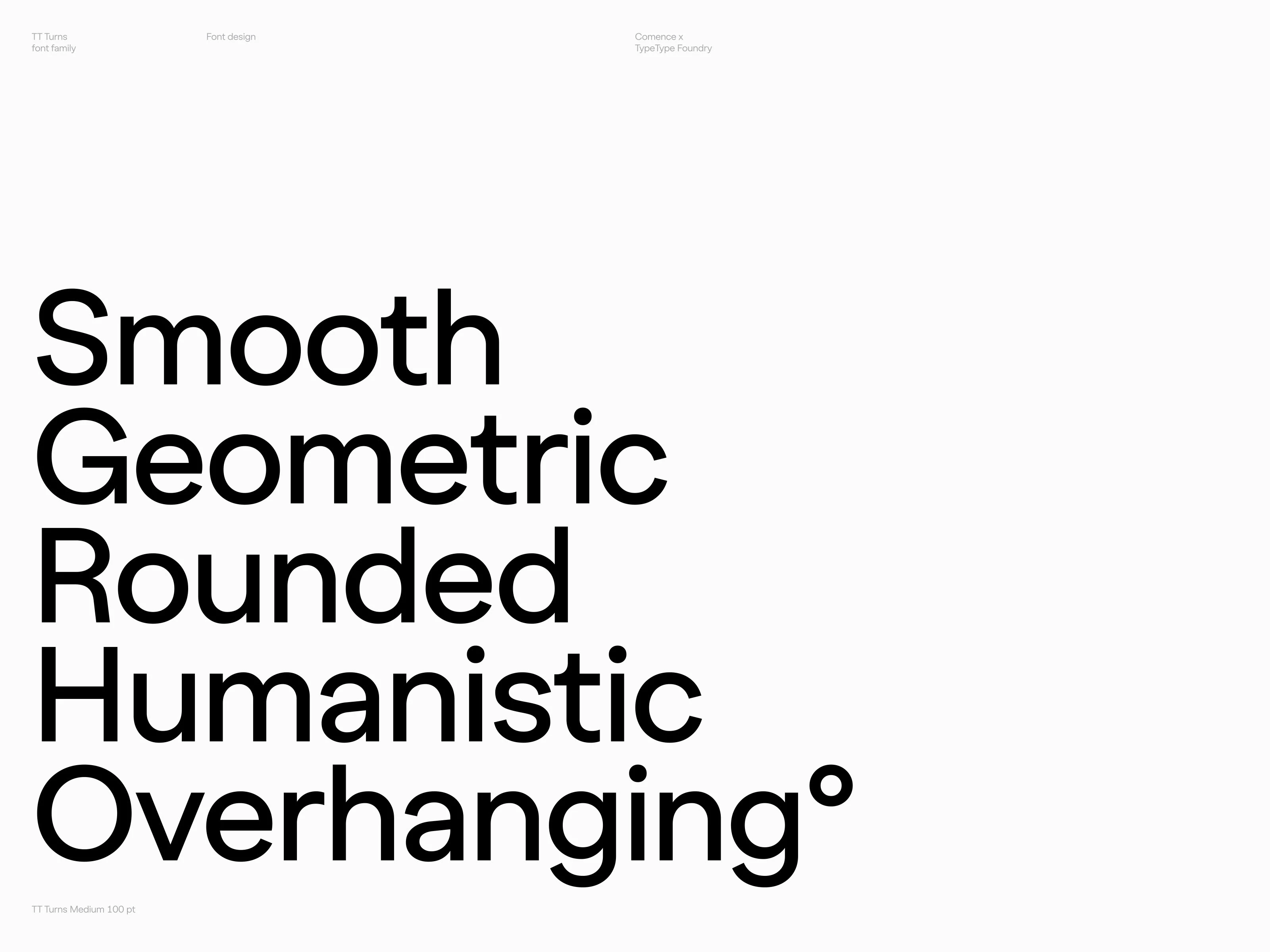 TT Turns Font & Specimen — Изображение №11 — Брендинг, Графика на Dprofile