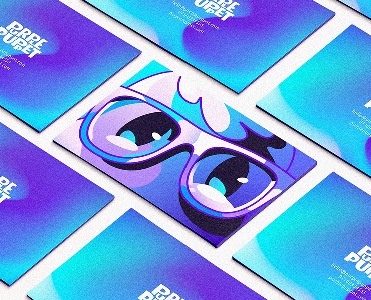 Purple Puppet — Брендинг, Иллюстрация на Dprofile