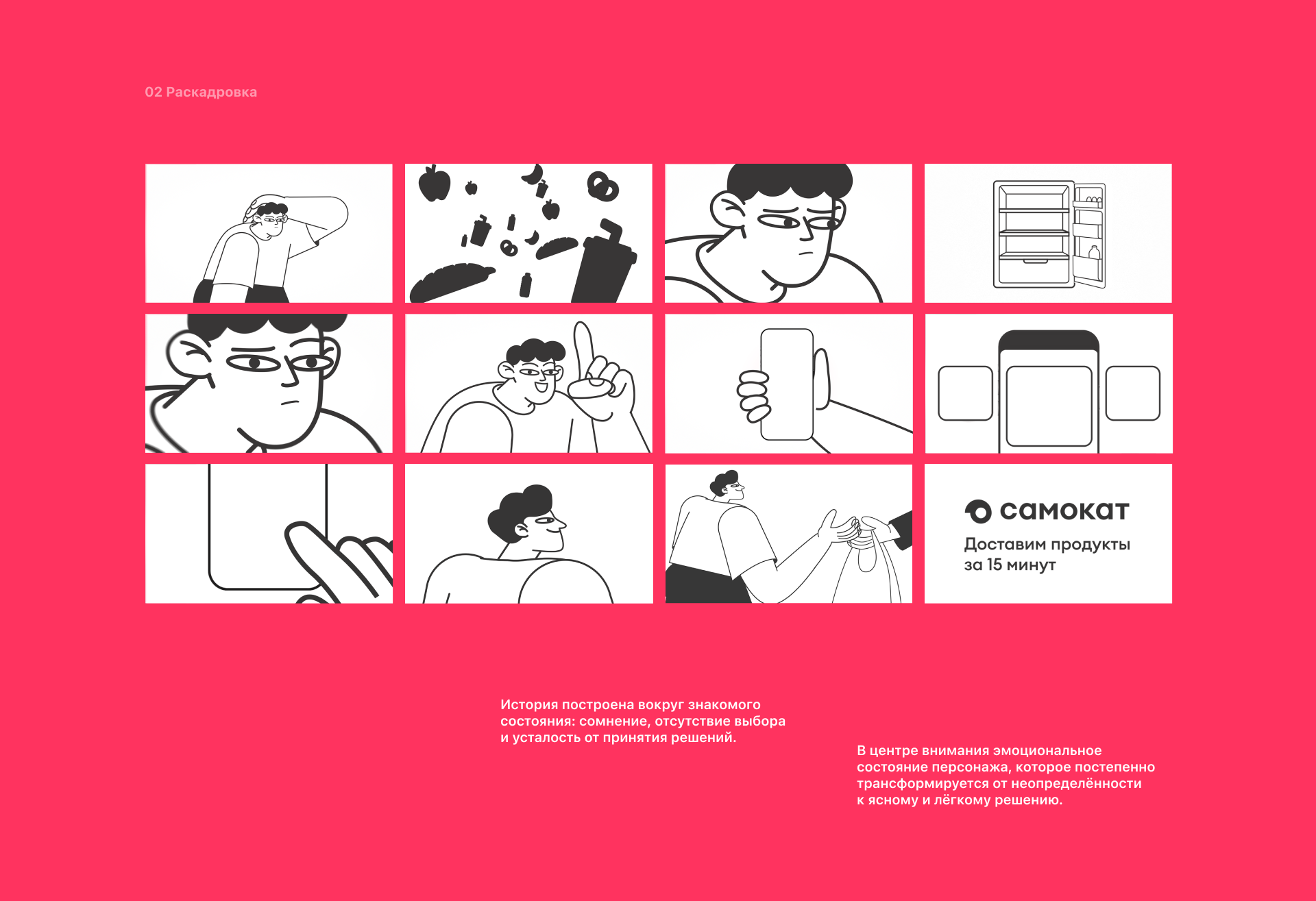 Самокат | Концепт рекламного ролика сервиса доставки — Изображение №2 — Анимация, Маркетинг на Dprofile