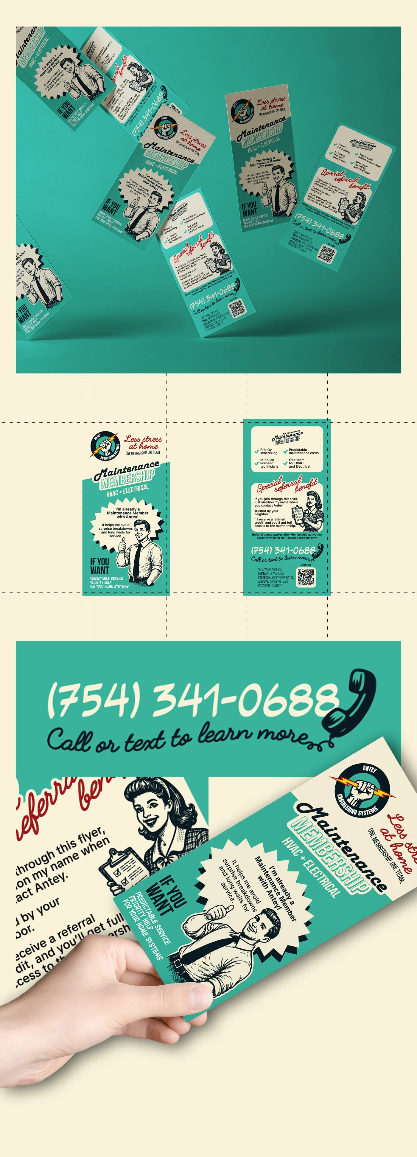 Дизайн буклета в стиле 60-ых l Ретро дизайн — Изображение №4 — Брендинг, Графика на Dprofile