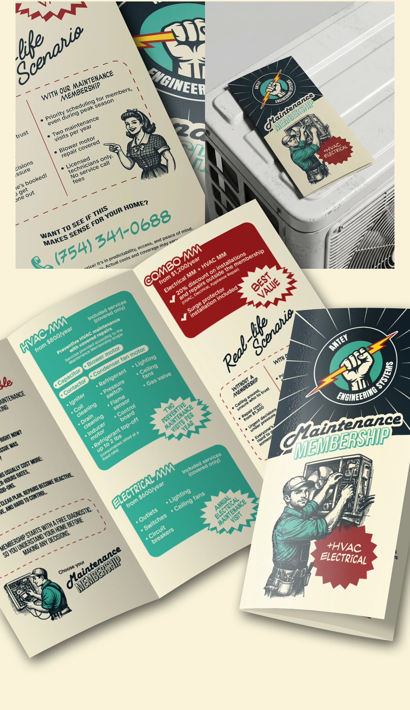 Дизайн буклета в стиле 60-ых l Ретро дизайн — Изображение №3 — Брендинг, Графика на Dprofile