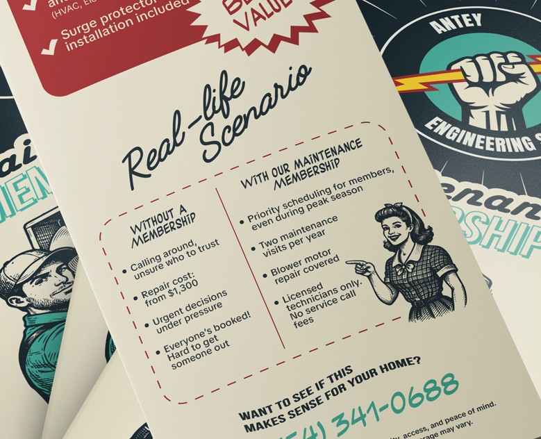 Дизайн буклета в стиле 60-ых l Ретро дизайн — Брендинг, Графика на Dprofile