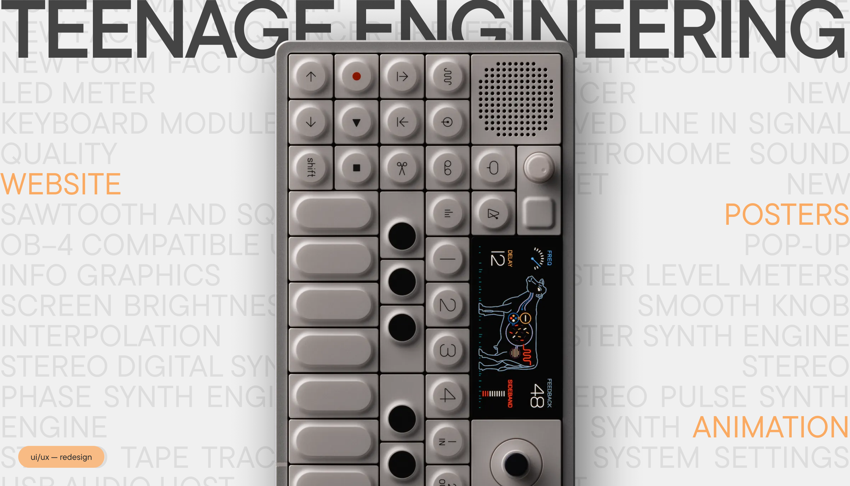 Teenage Engineering — Изображение №1 — Интерфейсы, Брендинг на Dprofile