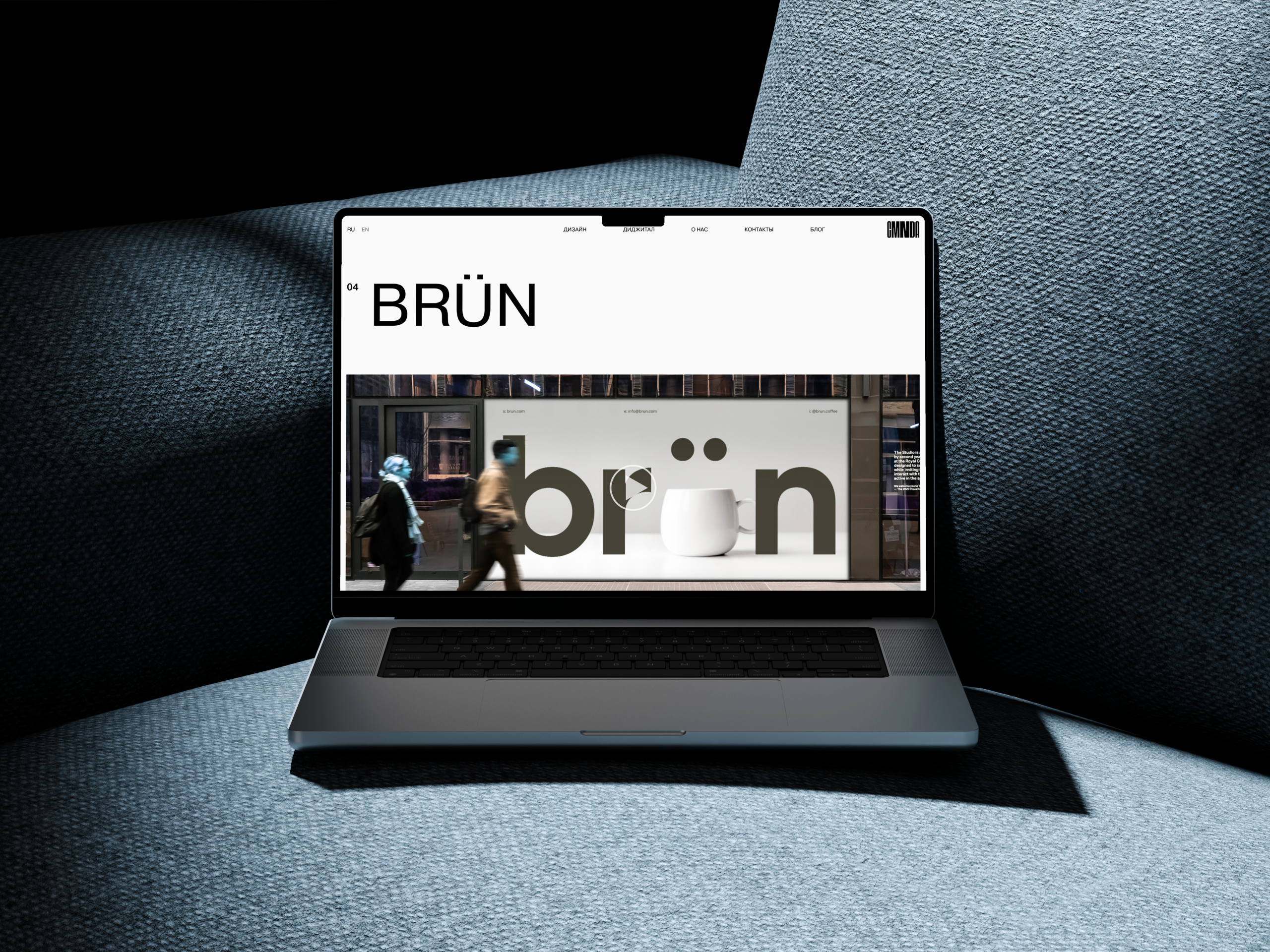 CMNDA: Сайт-портфолио для дизайн-студии — Изображение №13 — Интерфейсы на Dprofile