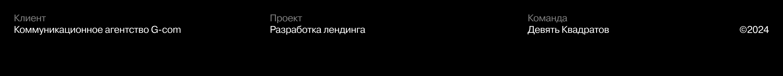 G-com: Сайт для коммуникационного агентства — Изображение №1 — Интерфейсы, Брендинг на Dprofile