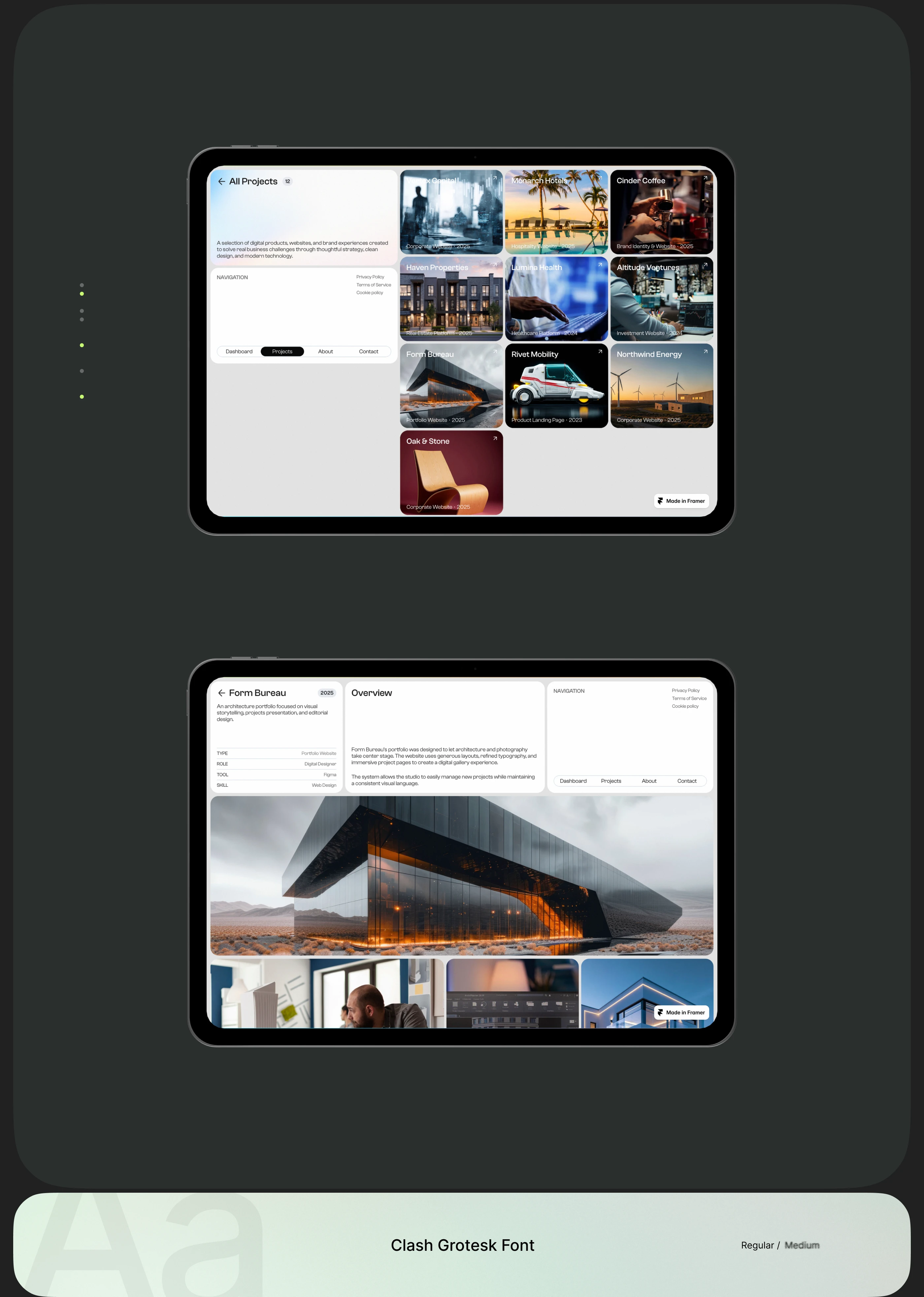 FRAME® TEAM · Creative Bento Portfolio — Изображение №4 — Интерфейсы, Брендинг на Dprofile