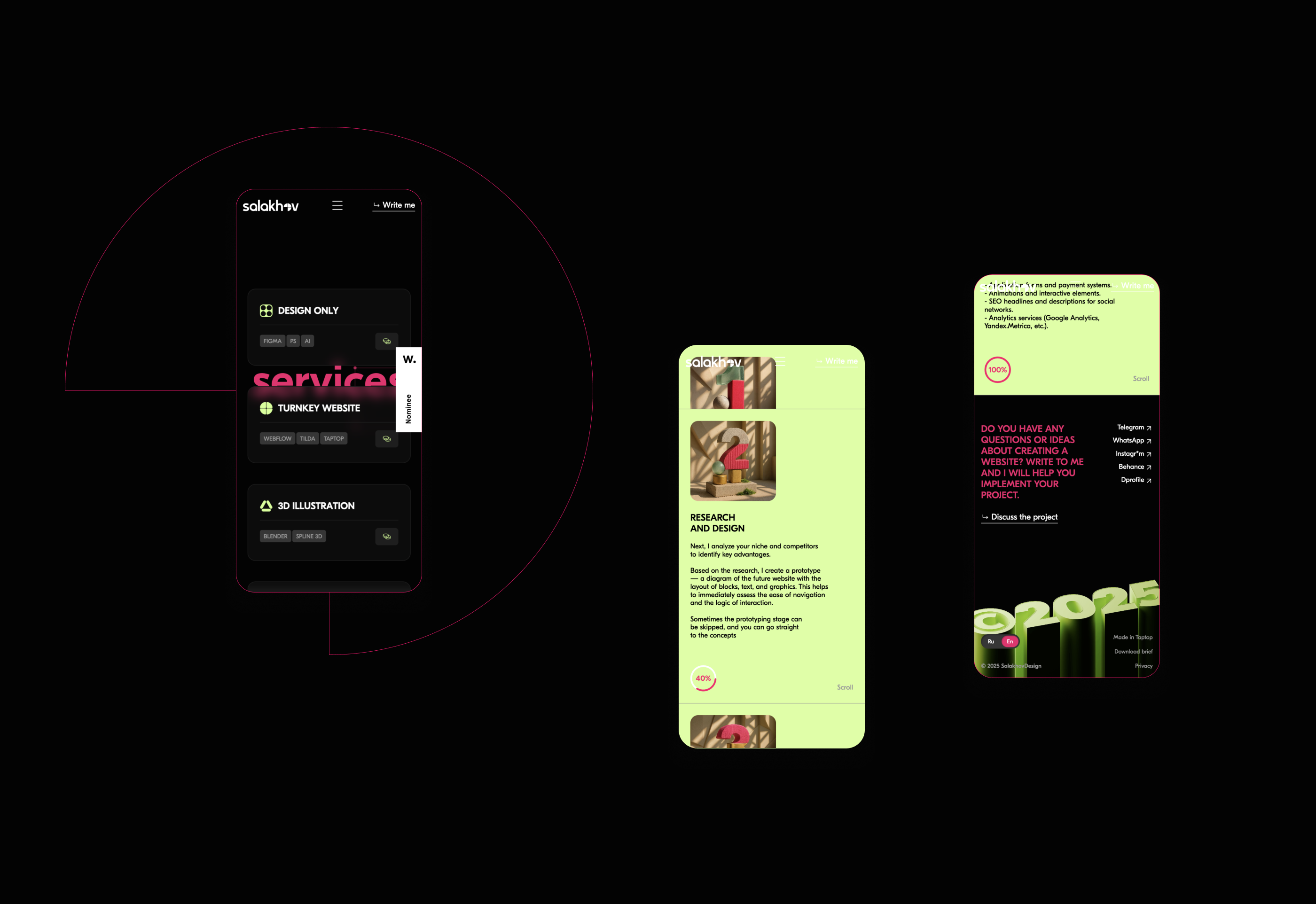 Роман Салахов - Портфолио веб-дизайнера (Taptop)) — Изображение №5 — Интерфейсы, Брендинг на Dprofile