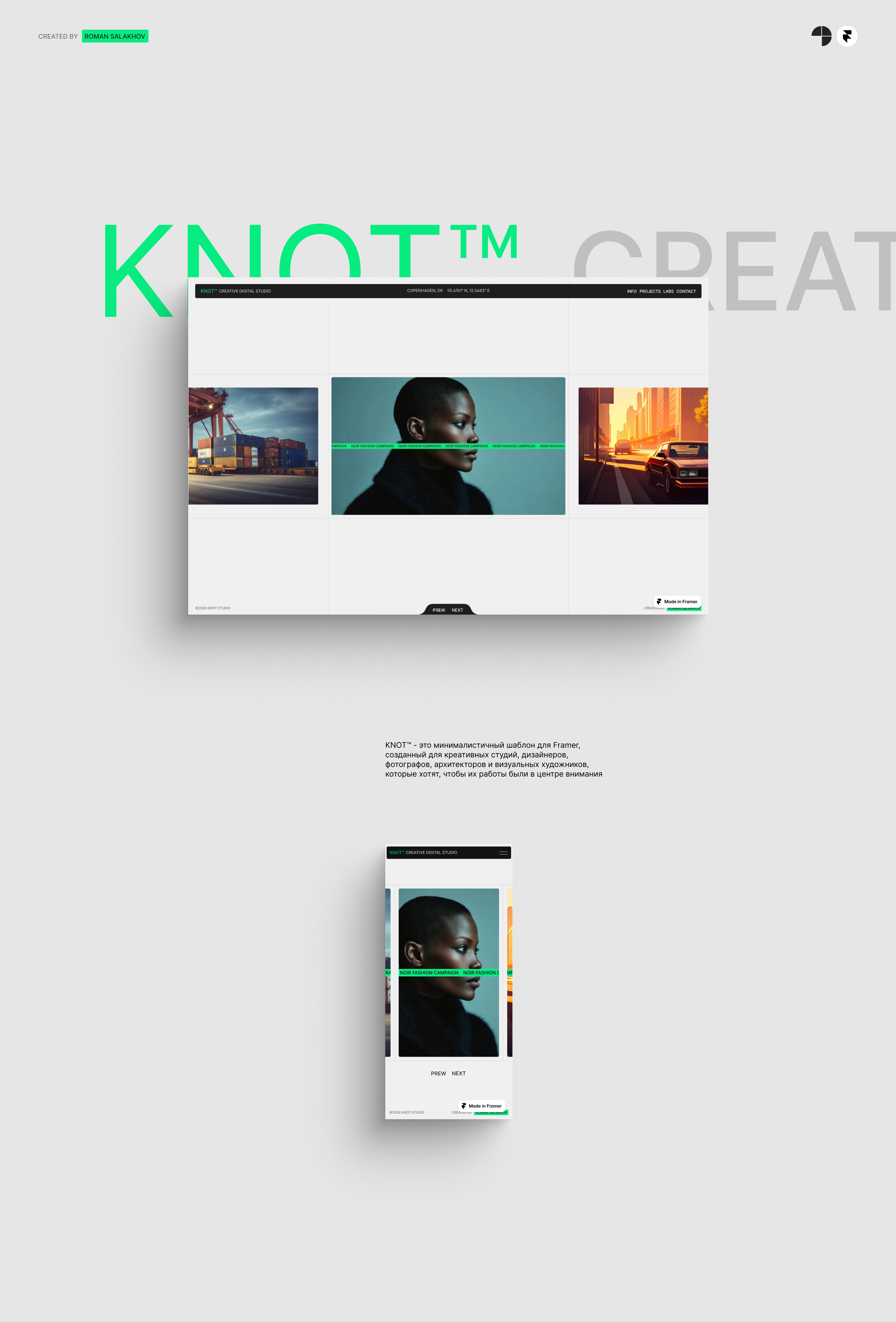 KNOT - Креативная диджитал студия — Изображение №1 — Интерфейсы, Брендинг на Dprofile