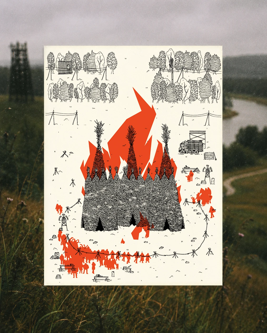 Иллюстрация к масленице в Никола-Ленивце — Изображение №2 — Брендинг, Иллюстрация на Dprofile