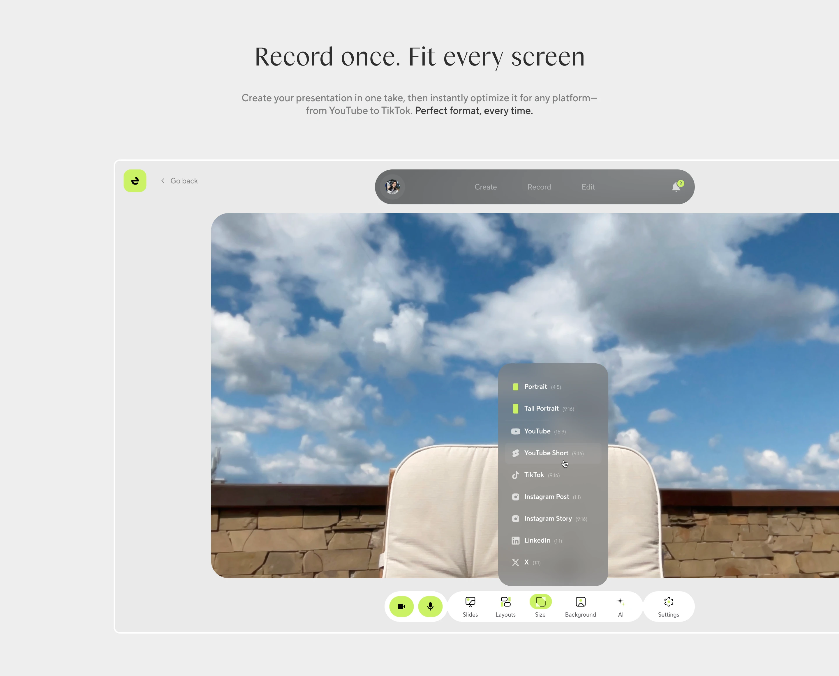 Greeech | Video recorder & Editor — Изображение №7 — Интерфейсы, Брендинг на Dprofile