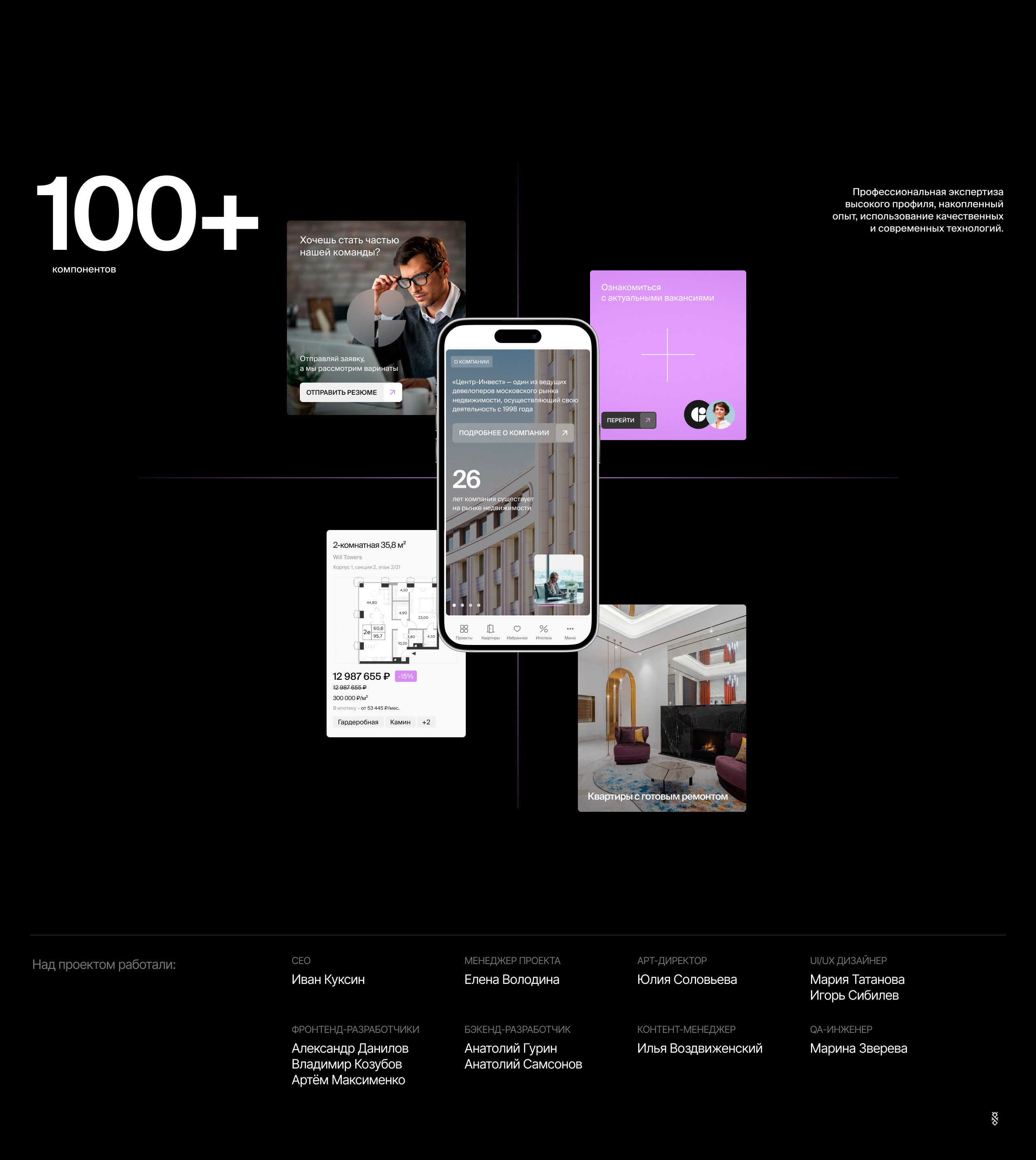 Центр Инвест | Корпоративный агрегатор недвижимости — Изображение №20 — Интерфейсы на Dprofile