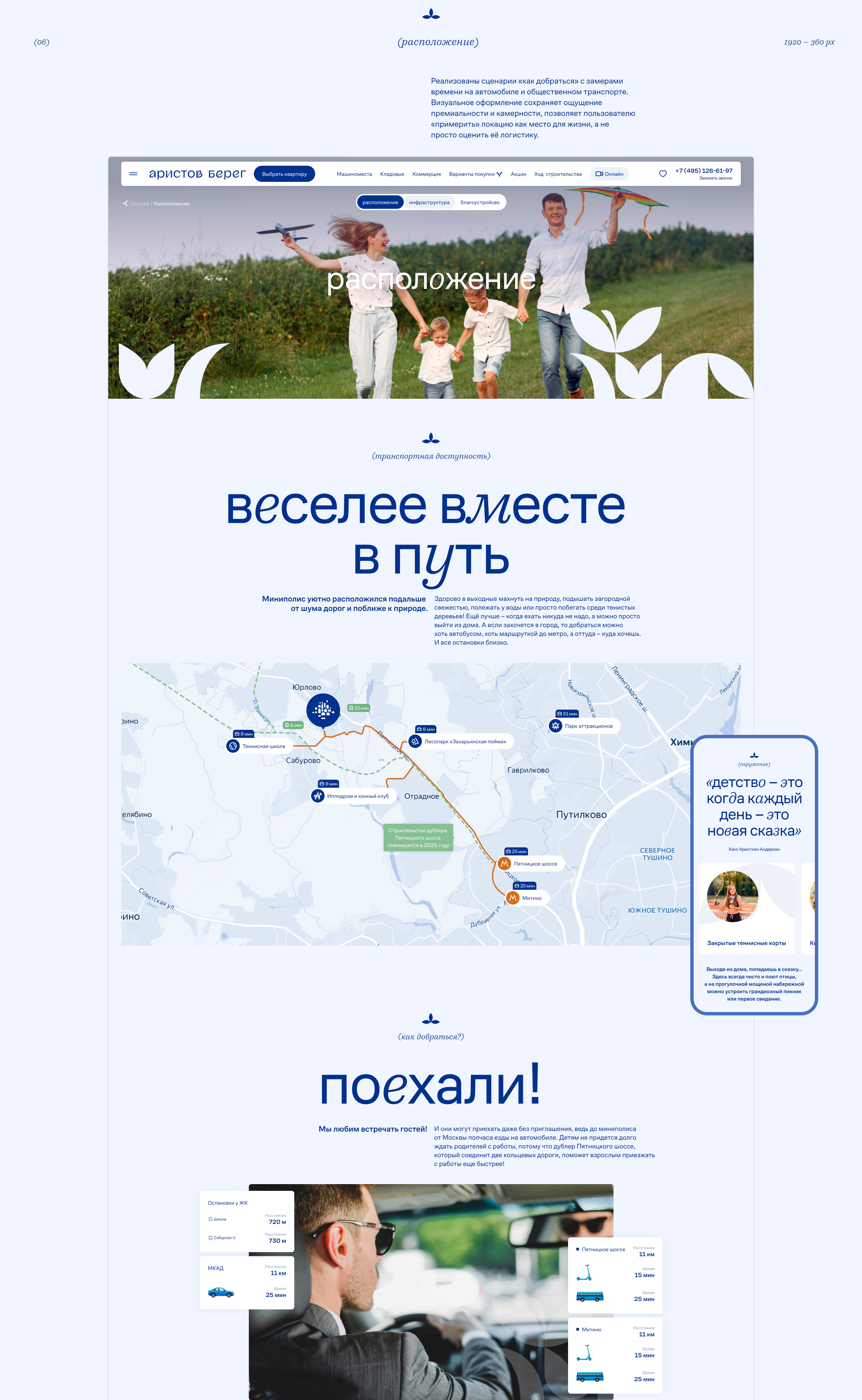 Аристов берег | Сайт для жилого комплекса — Изображение №16 — Интерфейсы на Dprofile