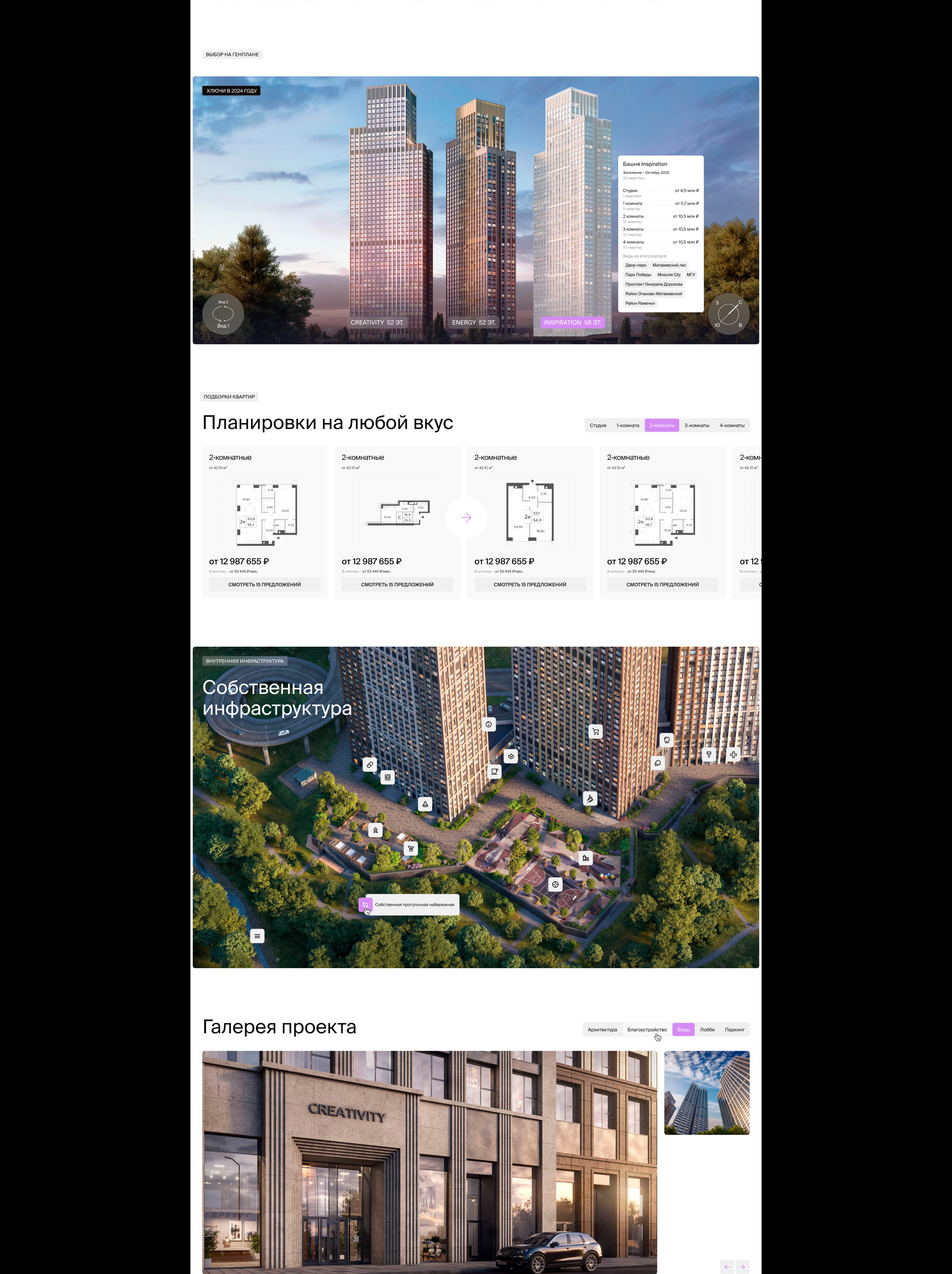 Центр Инвест | Корпоративный агрегатор недвижимости — Изображение №10 — Интерфейсы на Dprofile