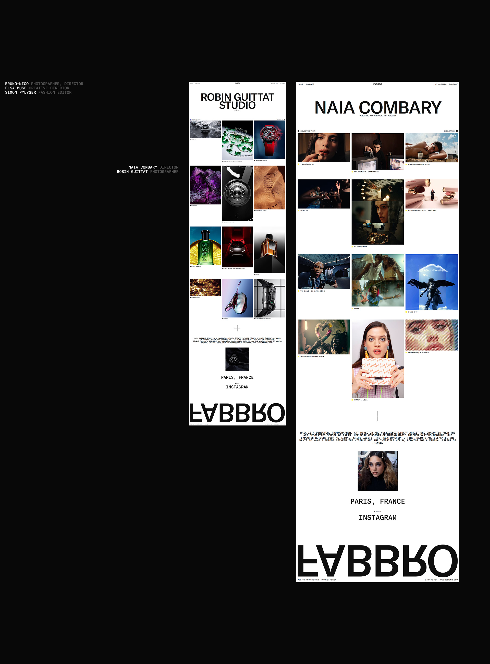 Talent agency — Изображение №7 — Интерфейсы на Dprofile