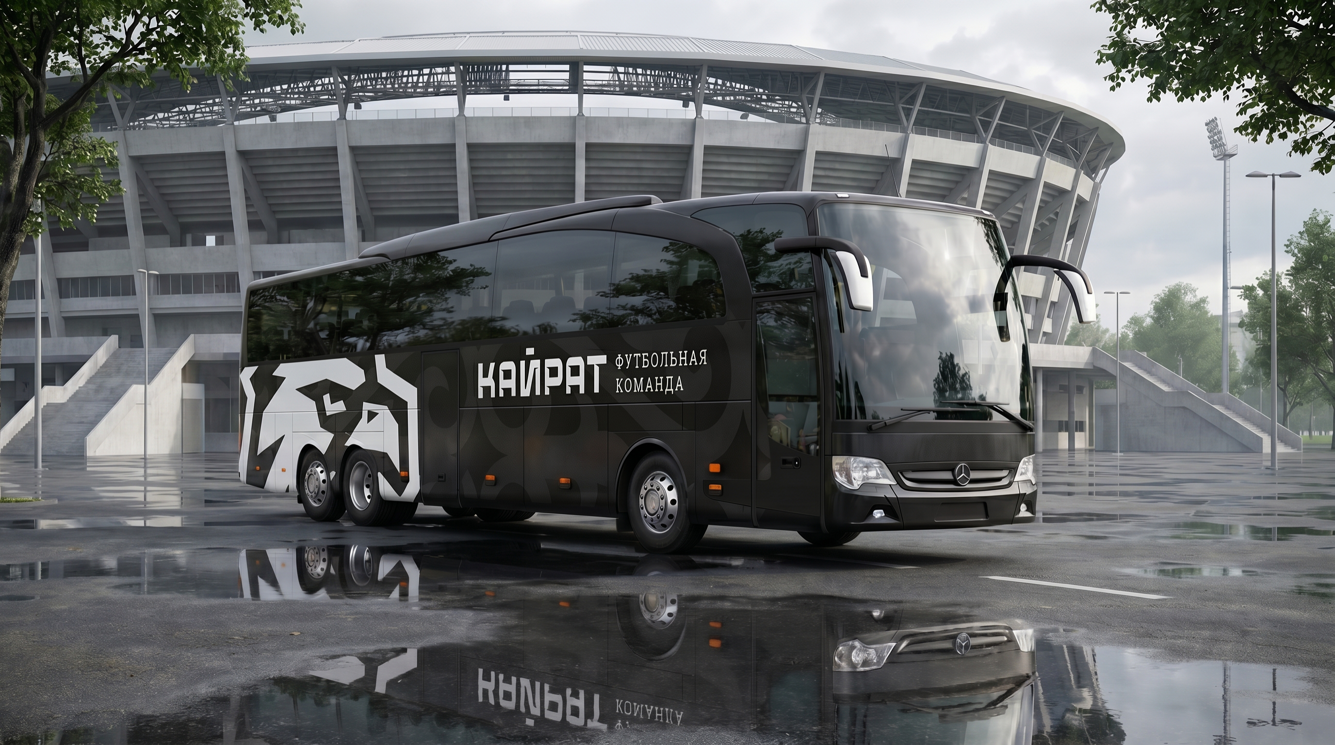 ФК КАЙРАТ — Изображение №10 — Брендинг на Dprofile