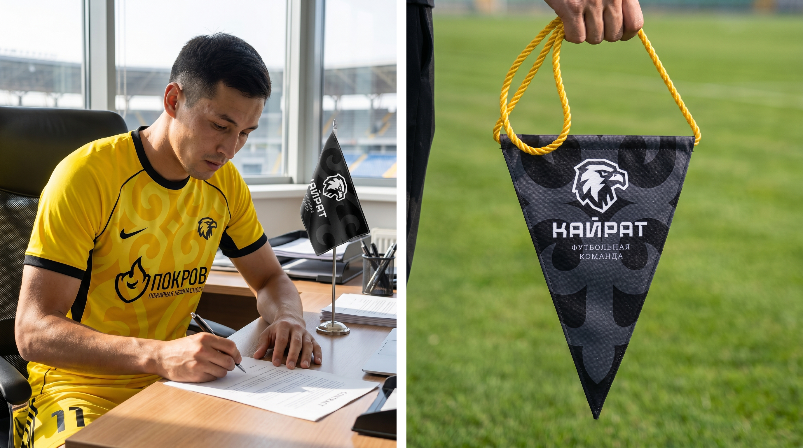 ФК КАЙРАТ — Изображение №5 — Брендинг на Dprofile