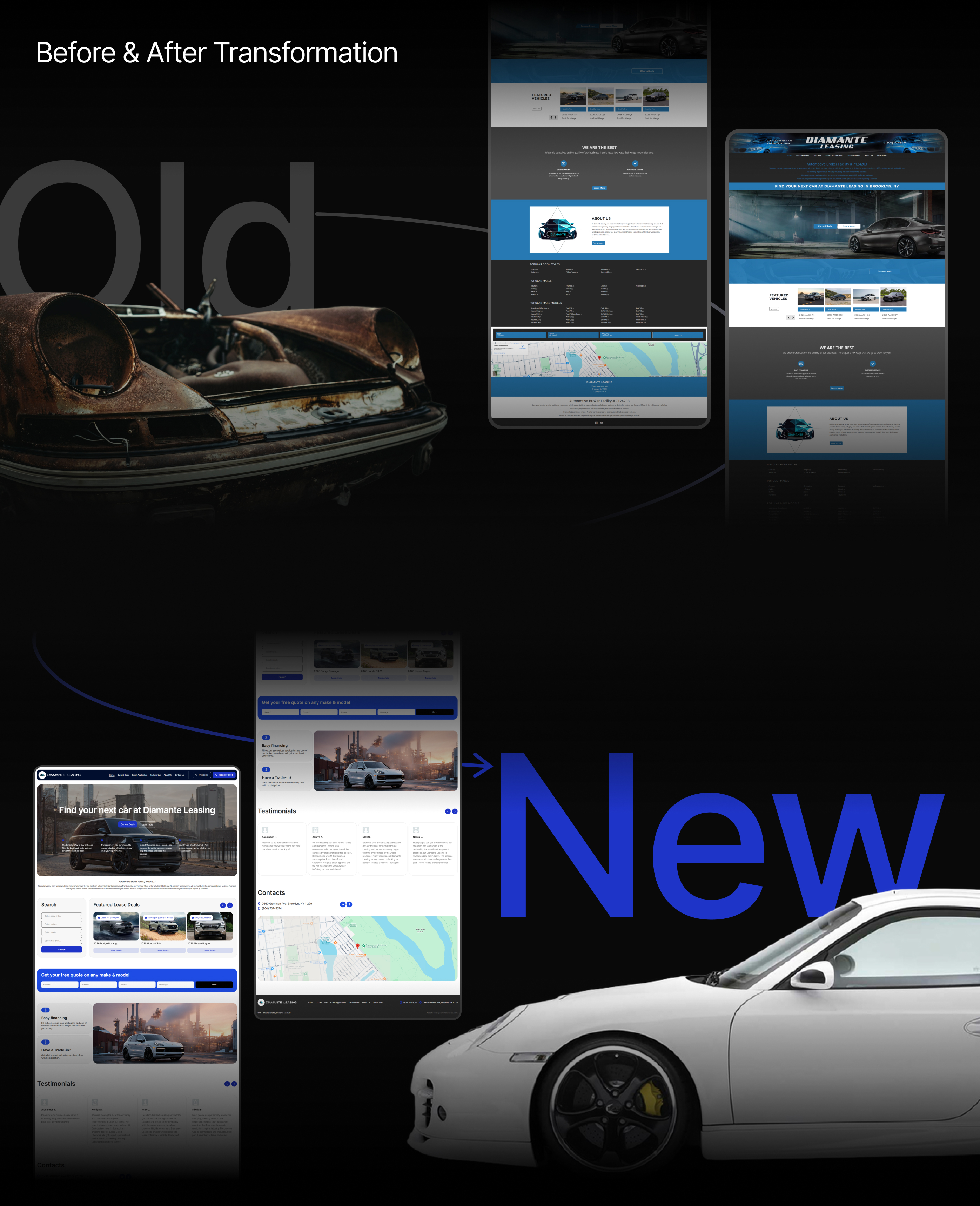 Diamante Leasing | Website Redesign 2025 — Изображение №3 — Интерфейсы на Dprofile