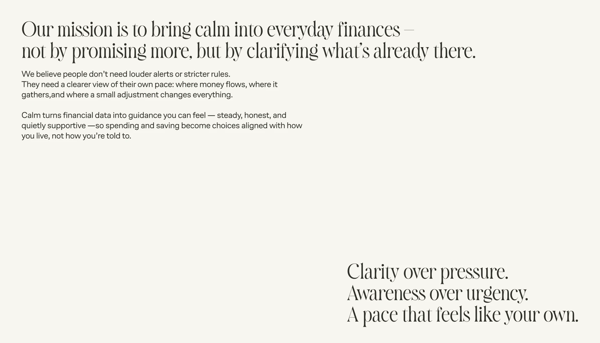 Calm — Изображение №2 — Интерфейсы, Брендинг на Dprofile