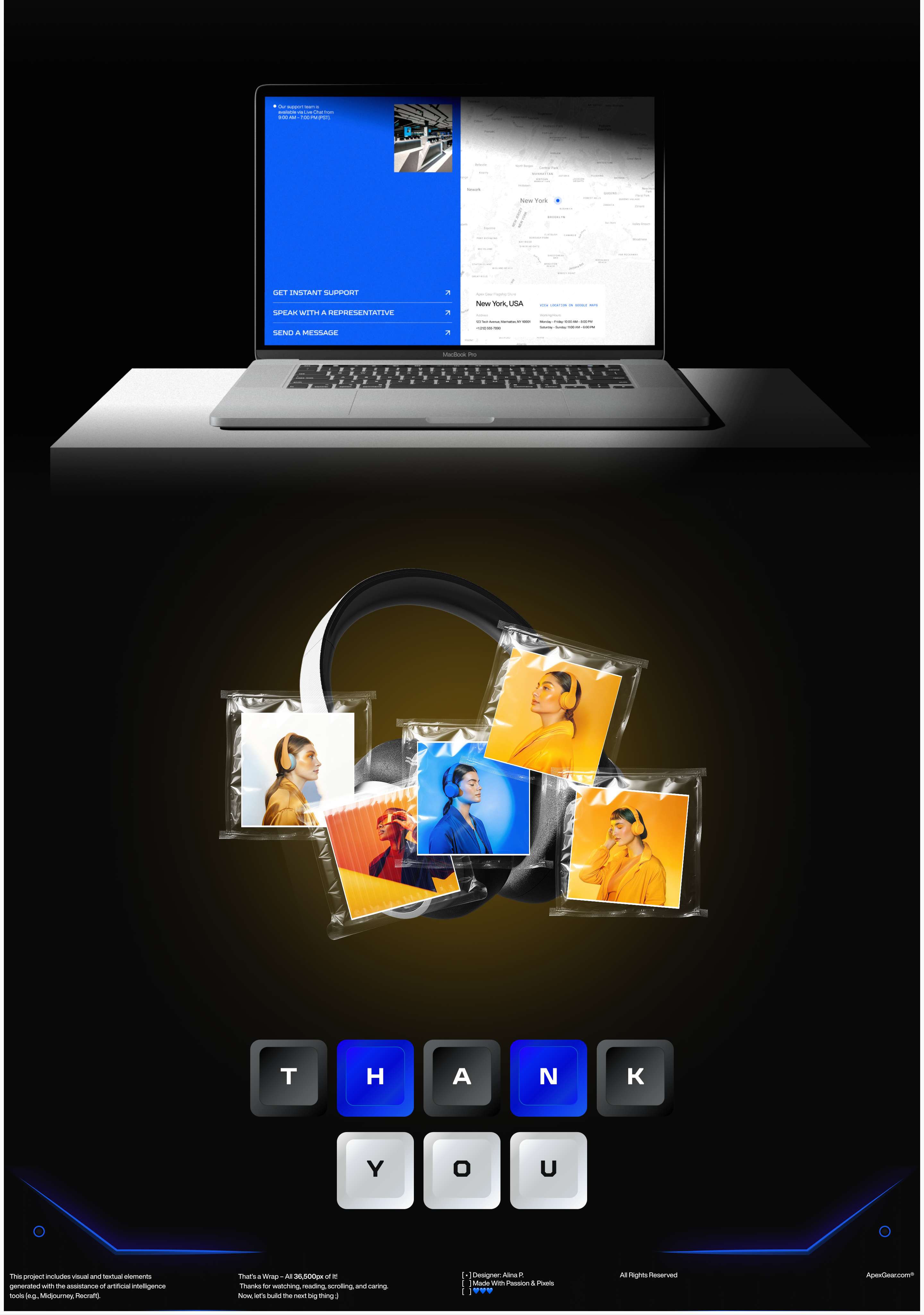 E-Commerce UI/UX for ApexGear Tech Store — Изображение №16 — Интерфейсы, Брендинг на Dprofile