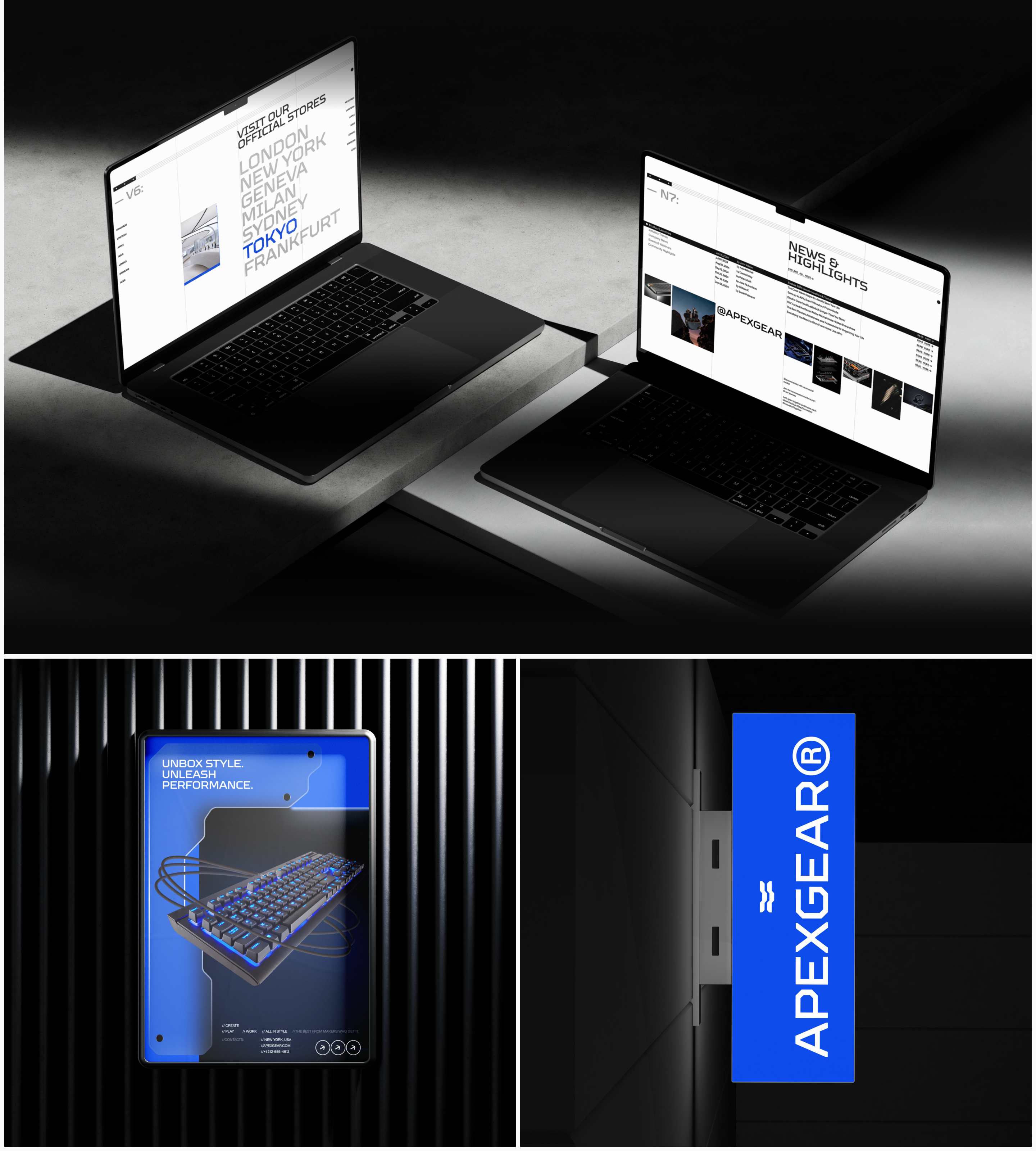 E-Commerce UI/UX for ApexGear Tech Store — Изображение №3 — Интерфейсы, Брендинг на Dprofile