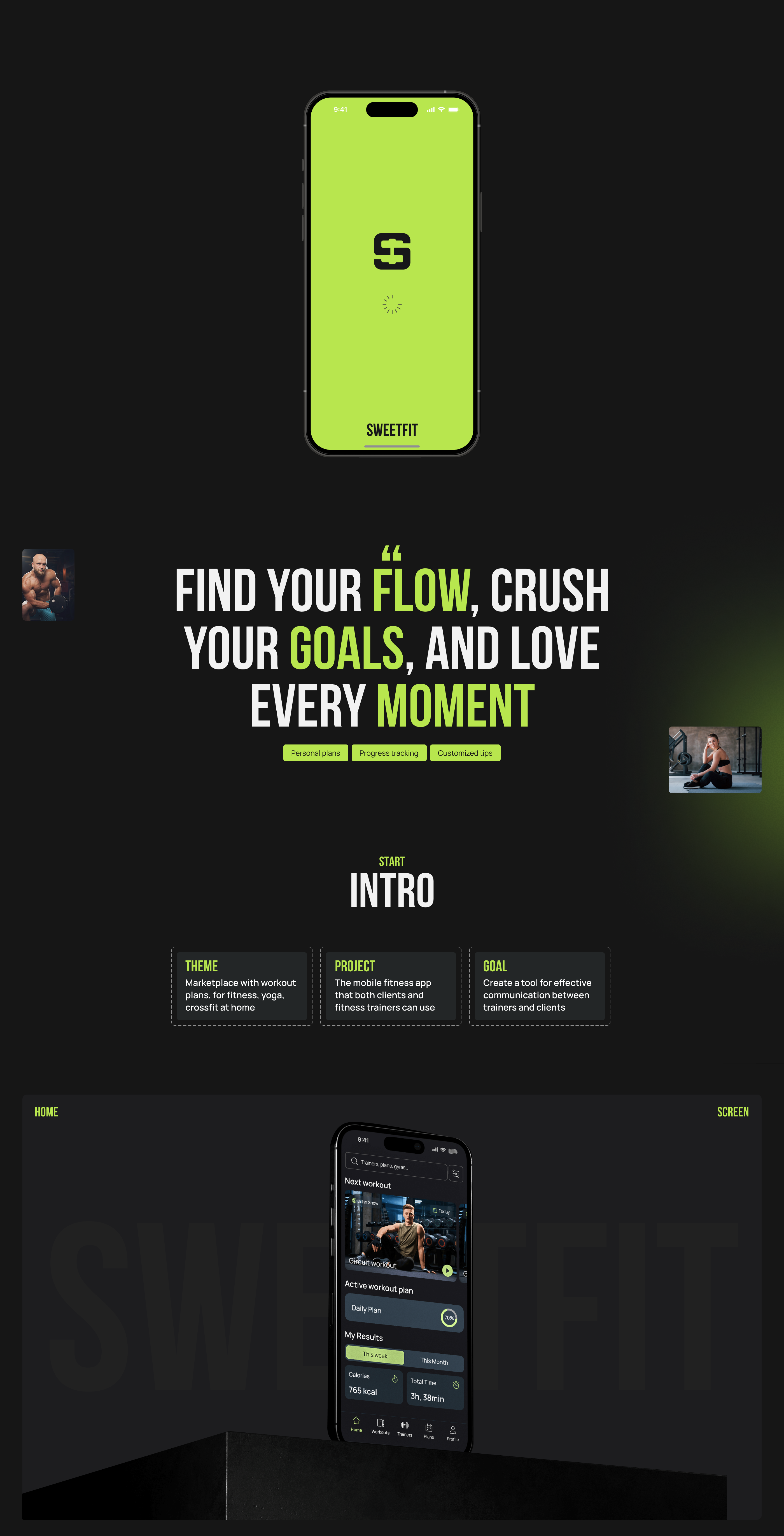 Fitness Mobile App — Изображение №1 — Интерфейсы на Dprofile