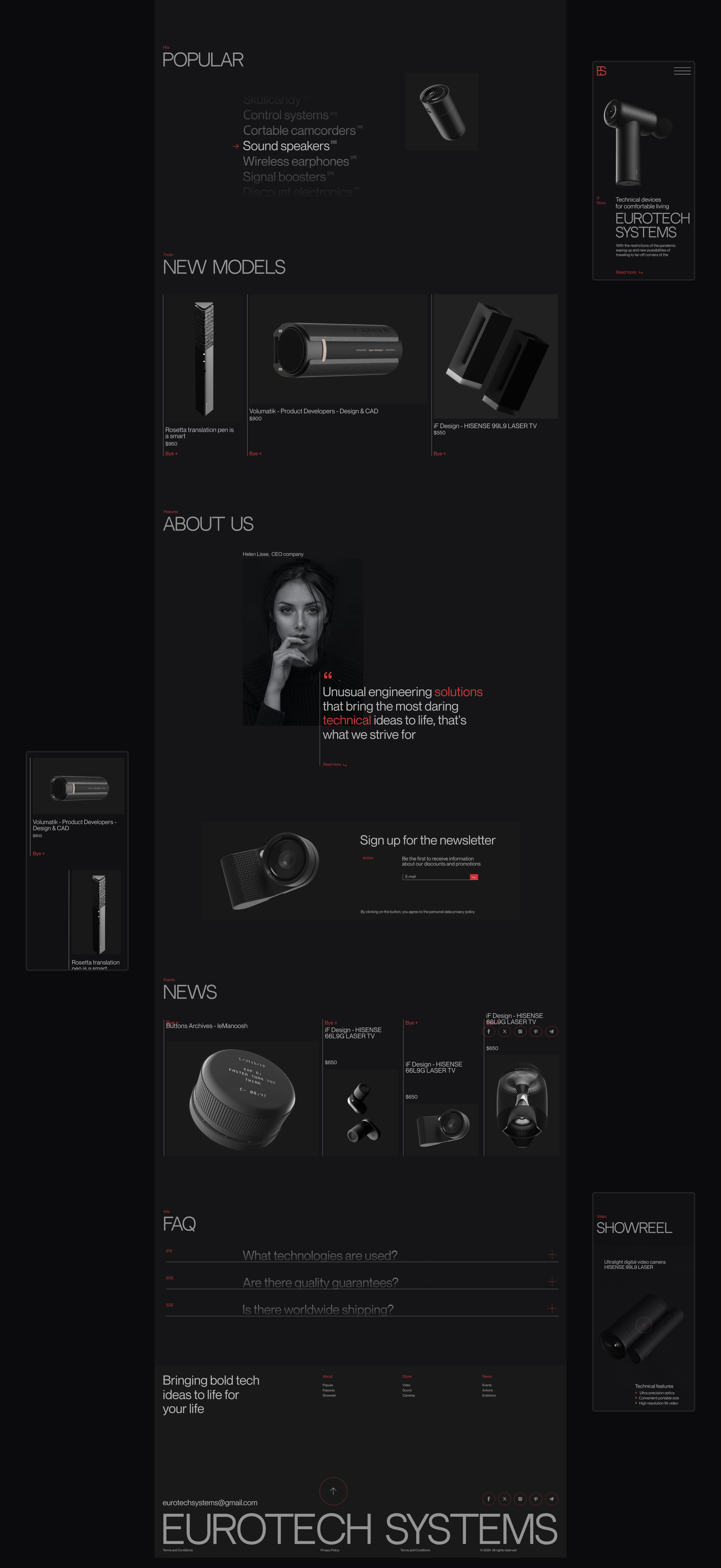 Eurotech System | E-Commerce | UI/UX | Branding | 3D — Изображение №5 — Интерфейсы, 3D на Dprofile